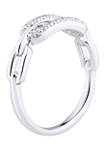 1/6 ct. t.w. Diamond Ring in Sterling Silver