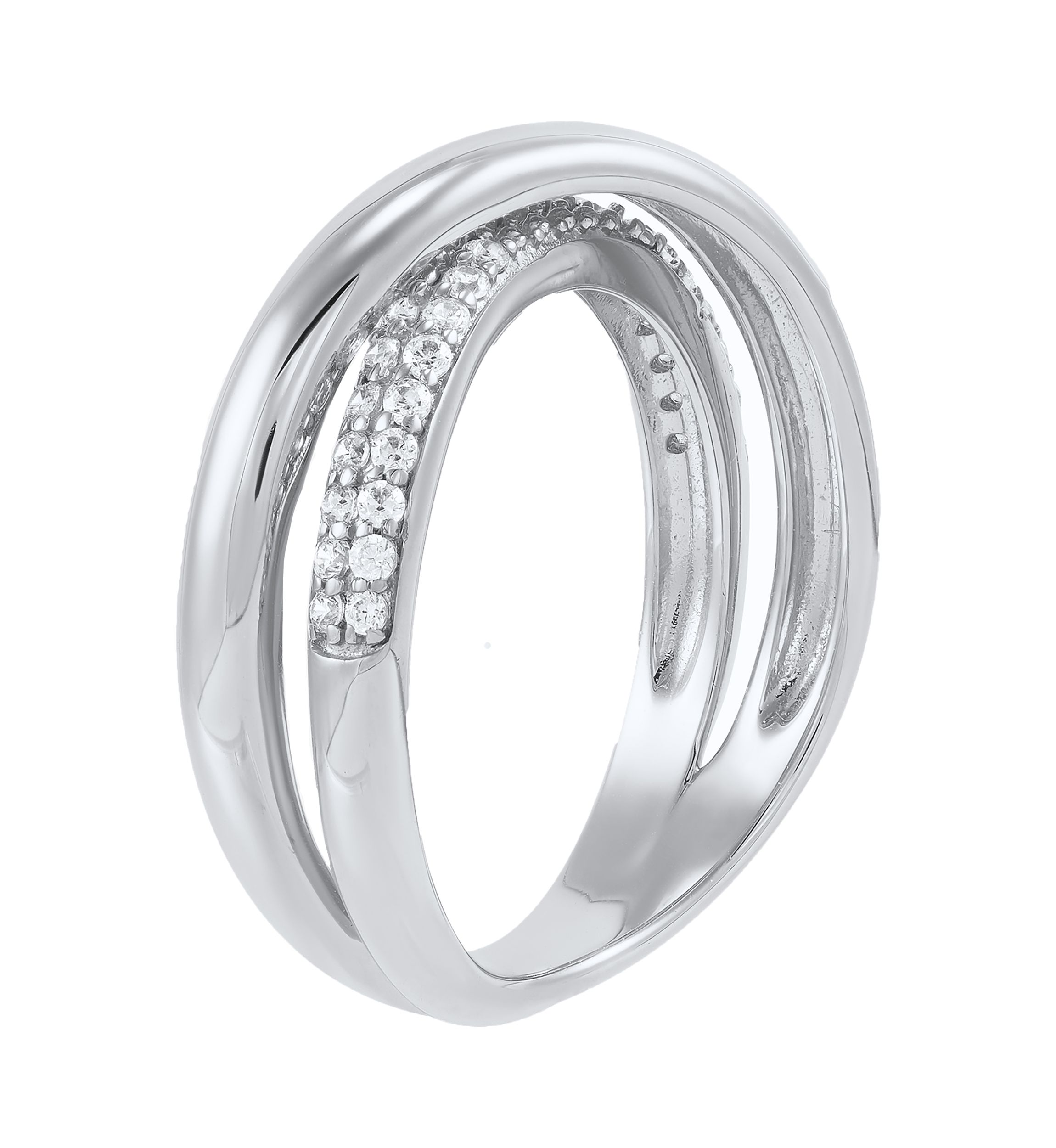 1/4 ct. t.w. Lab Grown Diamond Ring in Sterling Silver