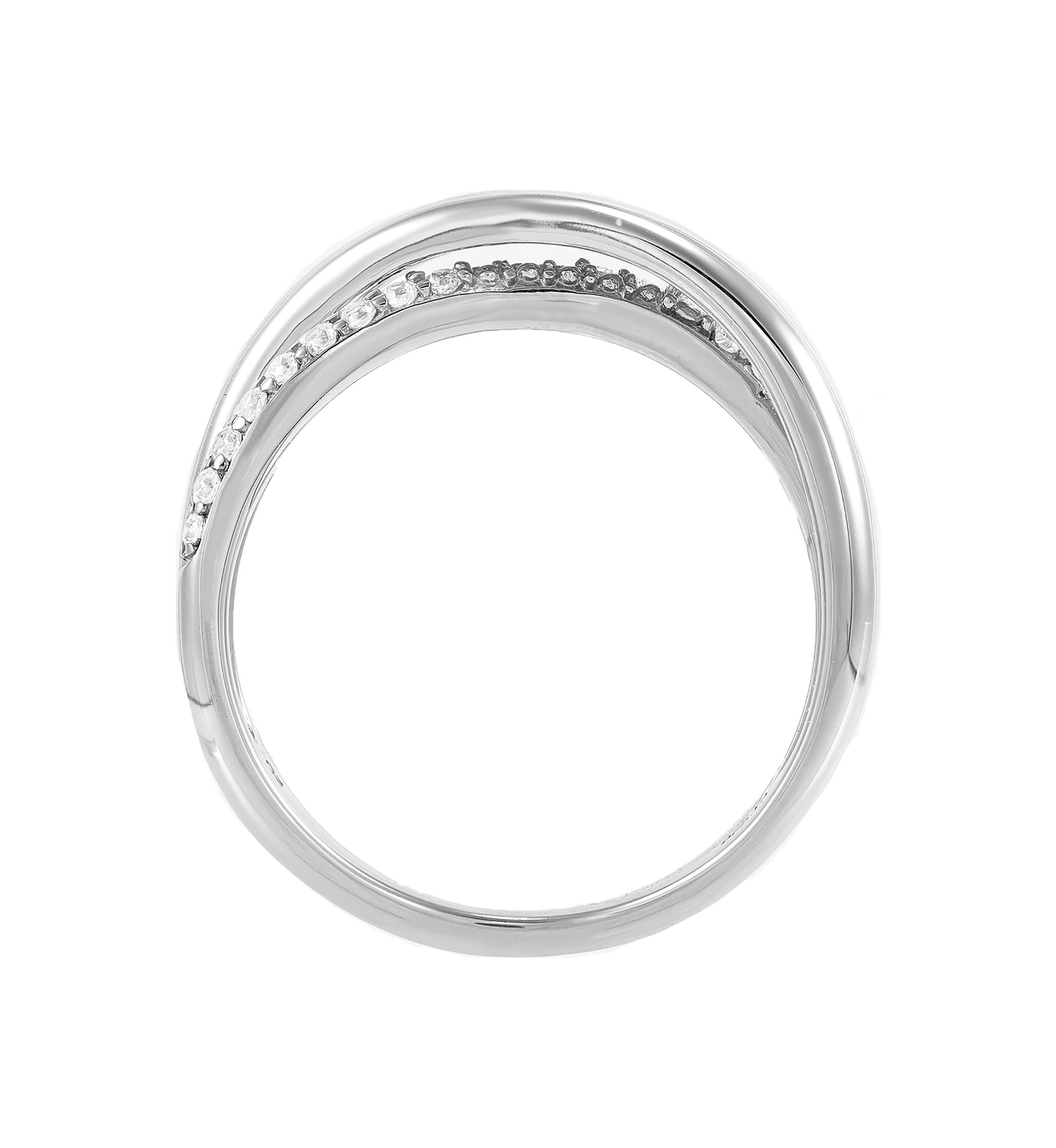1/4 ct. t.w. Lab Grown Diamond Ring in Sterling Silver