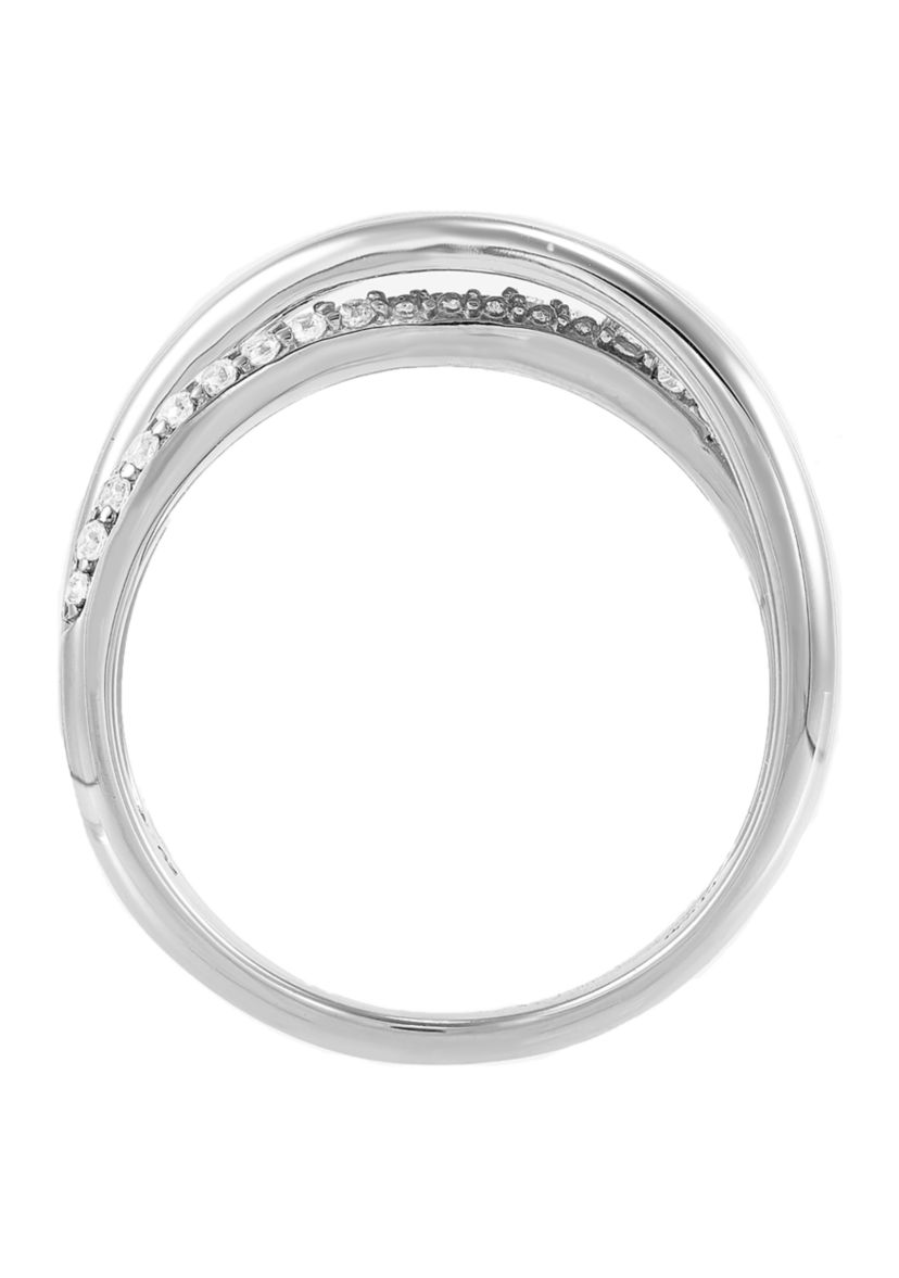 1/4 ct. t.w. Lab Grown Diamond Ring in Sterling Silver