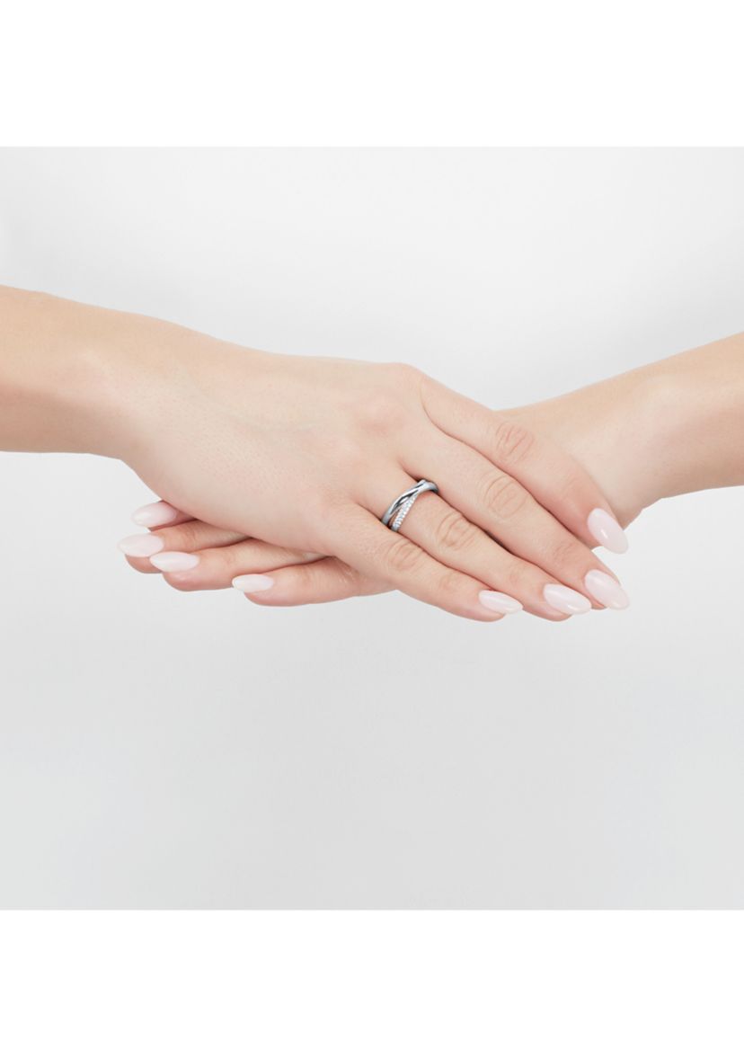 1/4 ct. t.w. Lab Grown Diamond Ring in Sterling Silver
