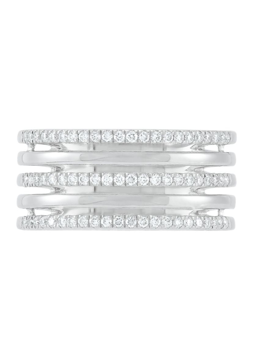 1/3 ct. t.w. Lab Grown Diamond Ring in Sterling Silver