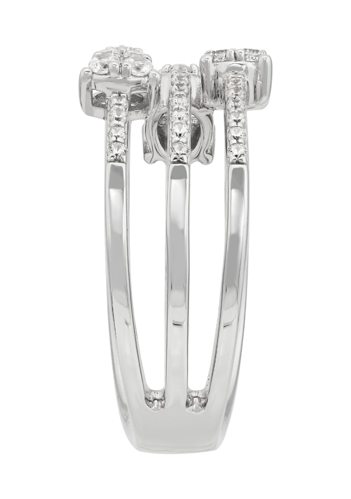 1/2 ct. t.w. Lab Grown Diamond Ring in Sterling Silver