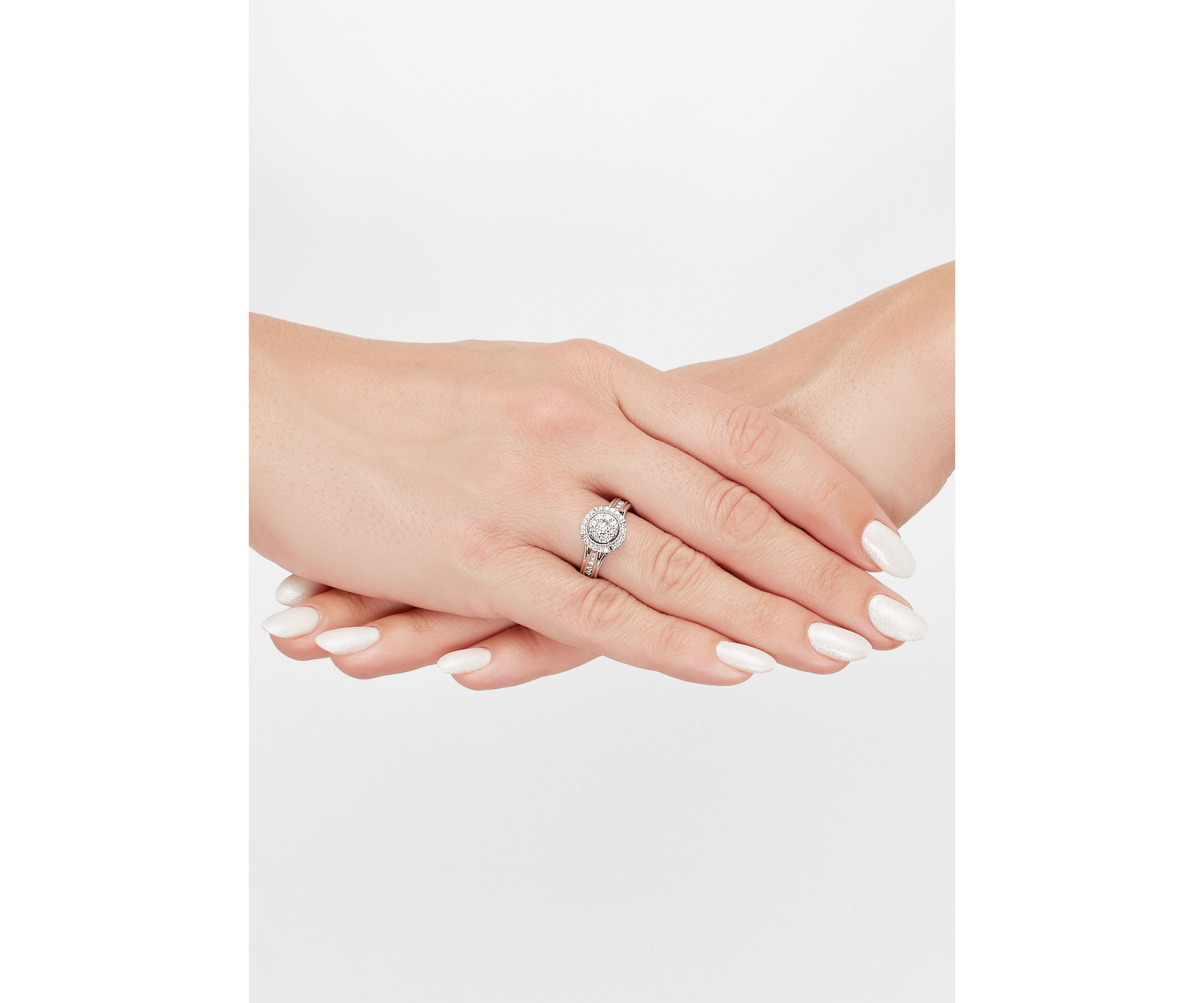 1/2 ct. t.w. Lab Grown Diamond Ring in Sterling Silver