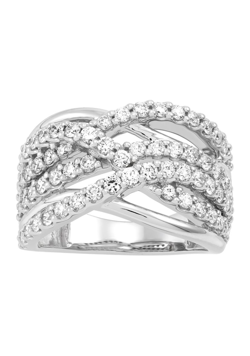 1.5 ct. t.w. Lab Grown Diamond Ring in Sterling Silver