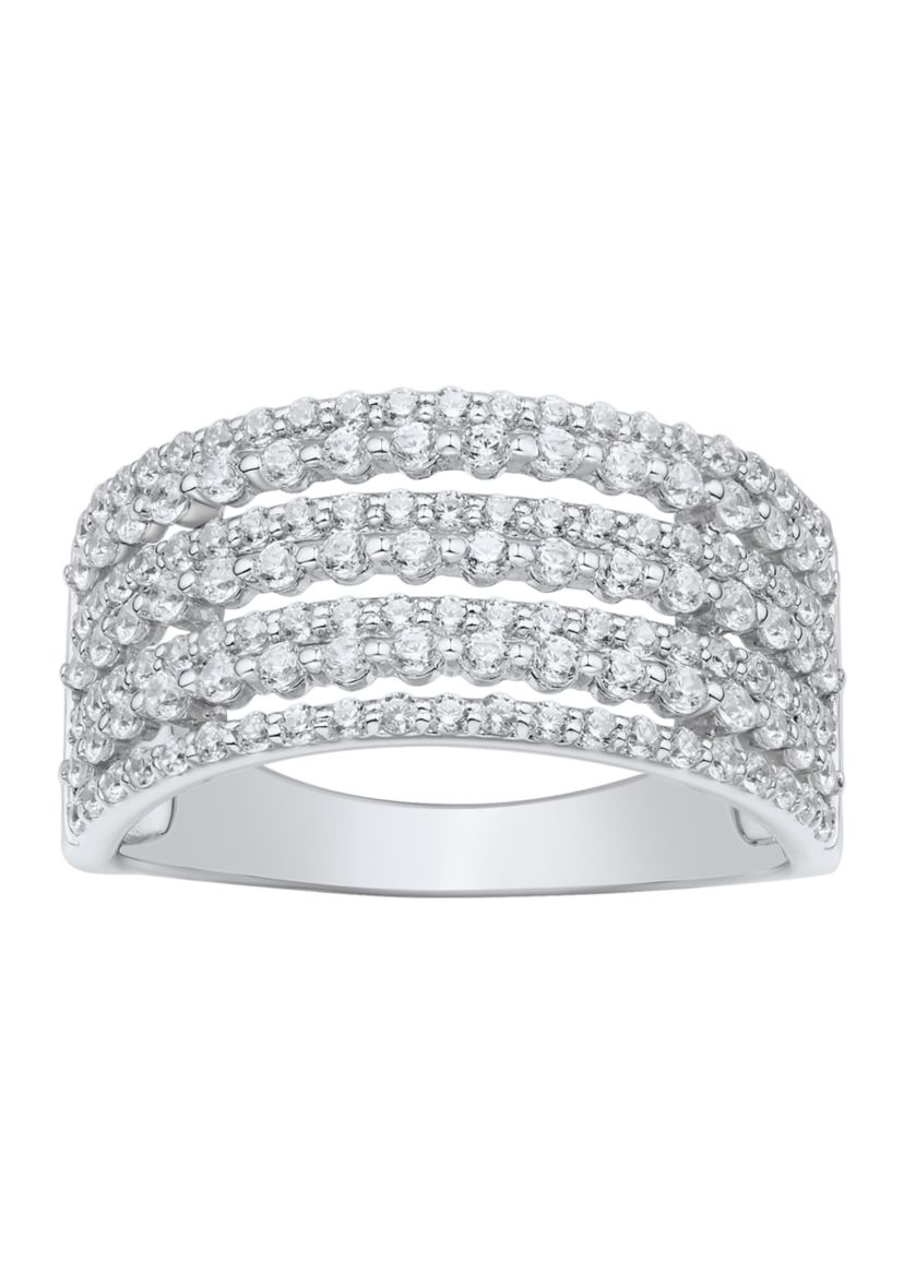 1 ct. t.w. Lab Grown Diamond Ring in Sterling Silver