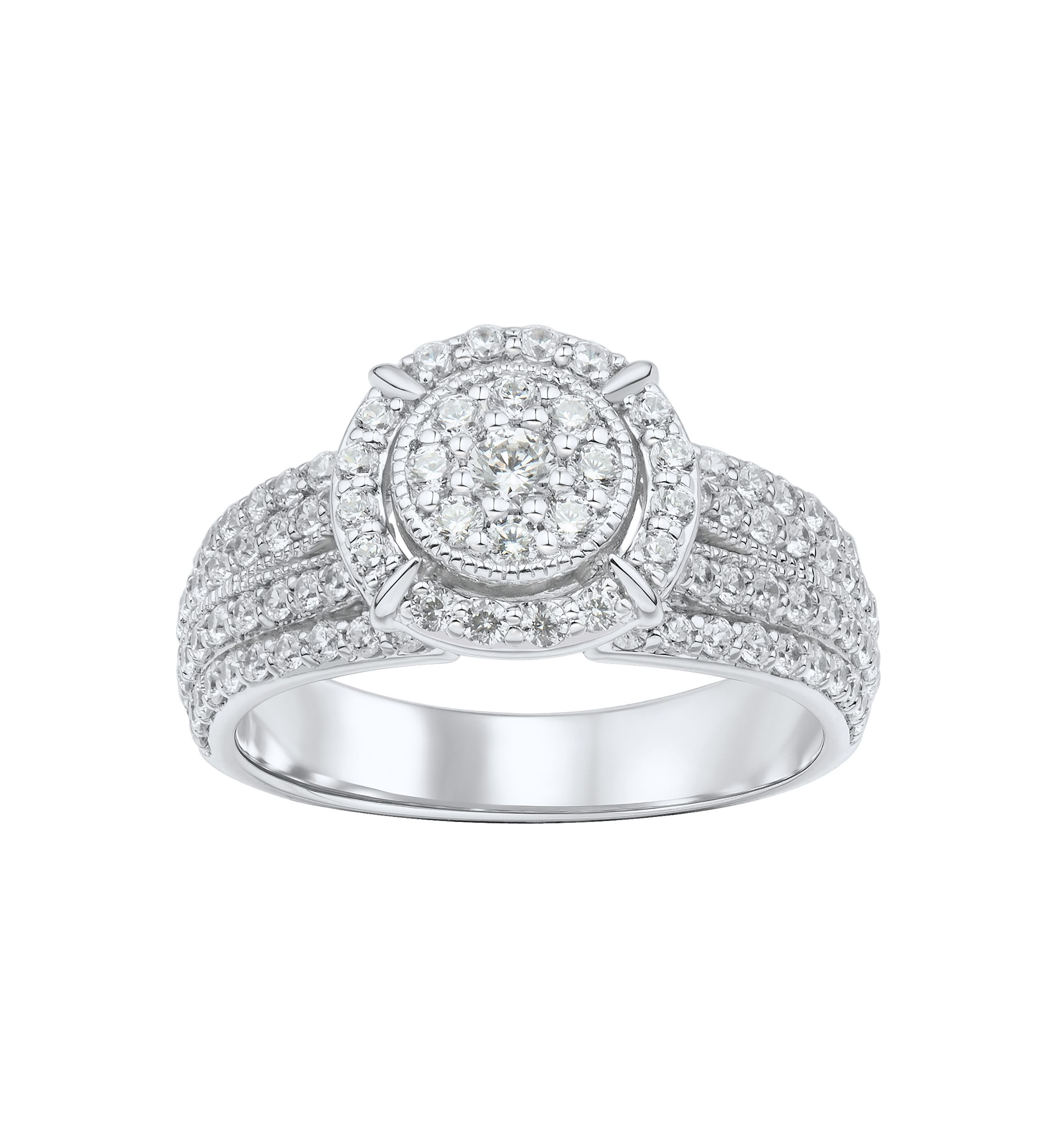 1 ct. t.w. Lab Grown Diamond Ring in Sterling Silver