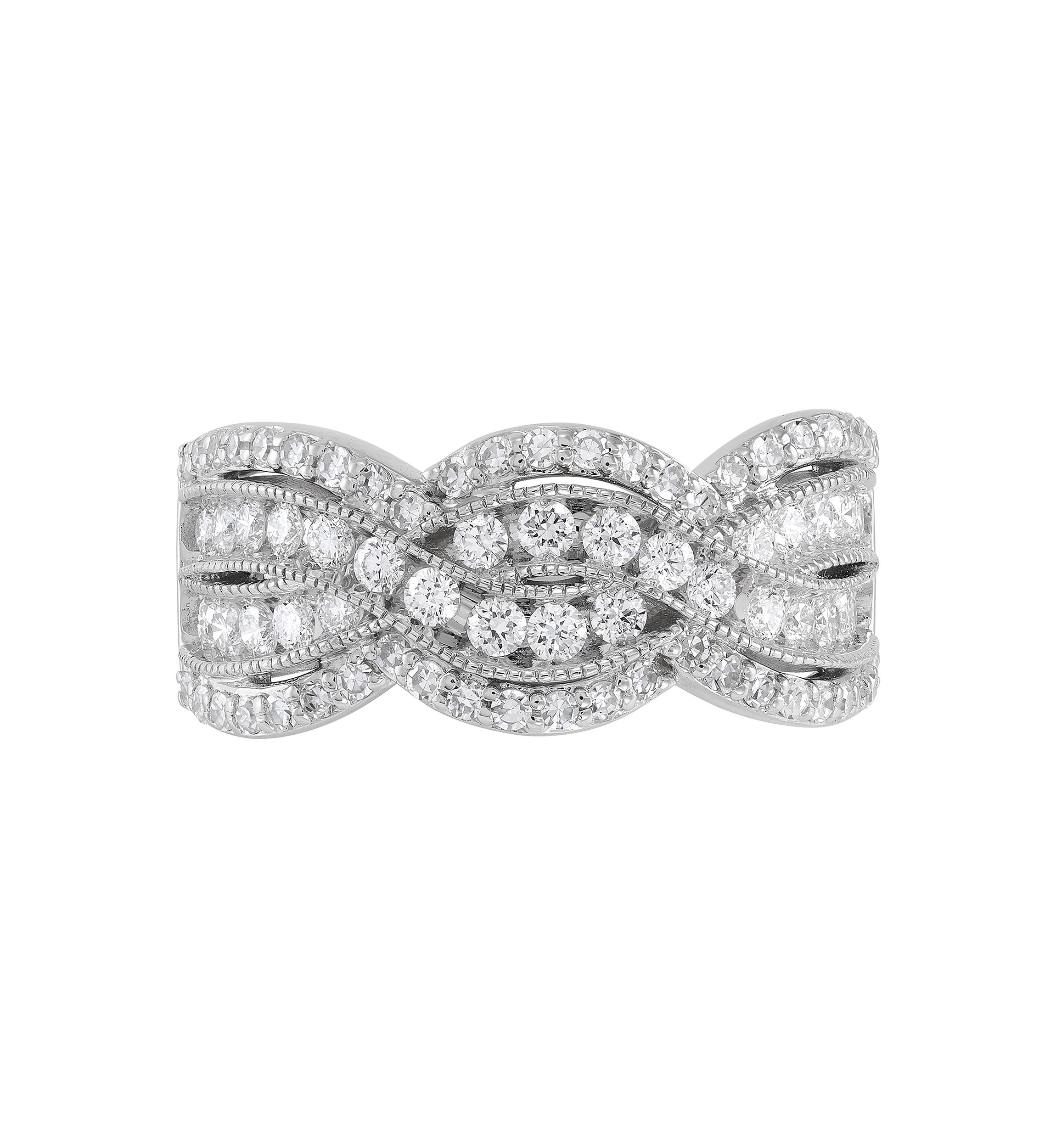 1 ct. t.w. Lab Grown Diamond Ring in Sterling Silver