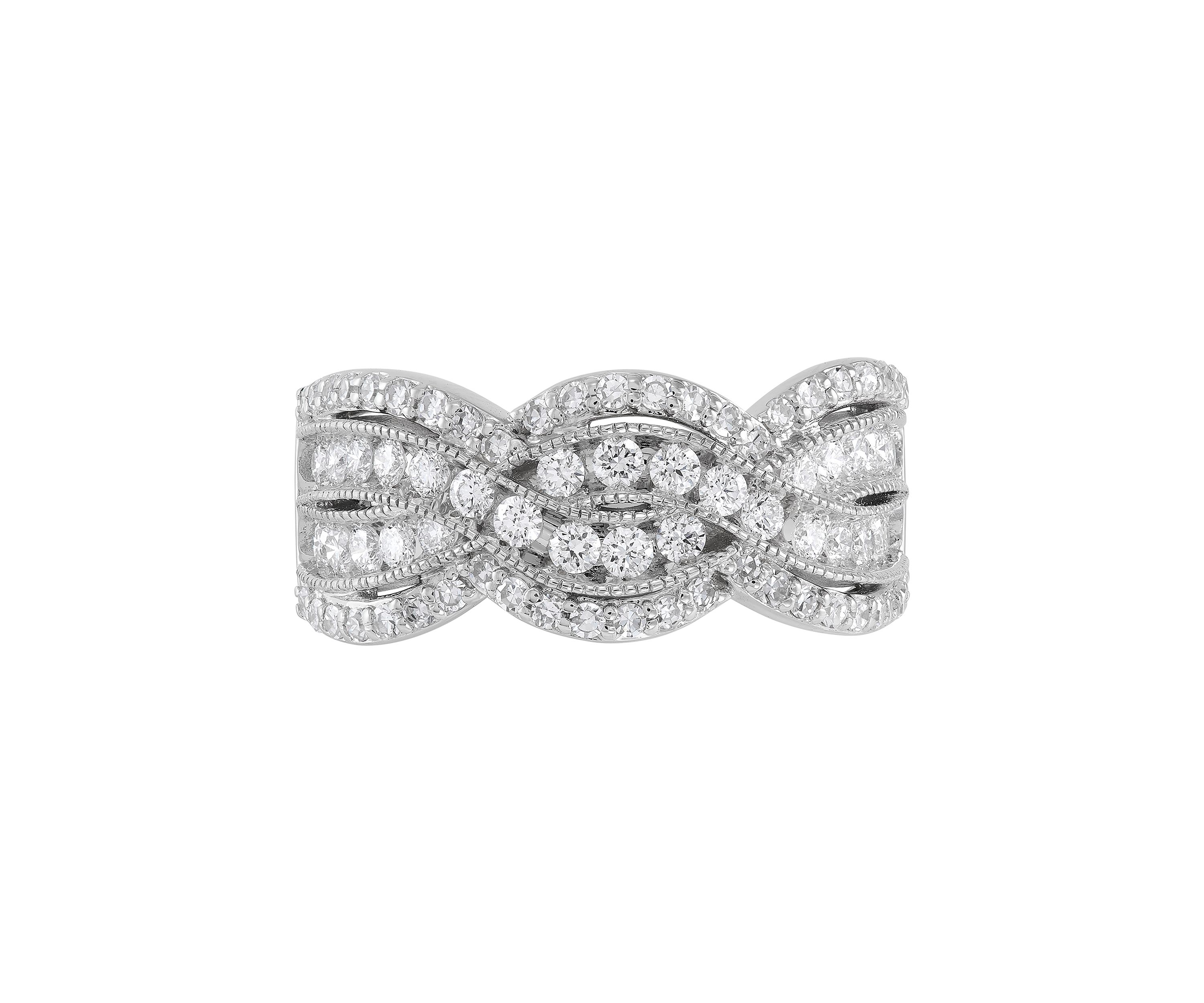 1 ct. t.w. Lab Grown Diamond Ring in Sterling Silver