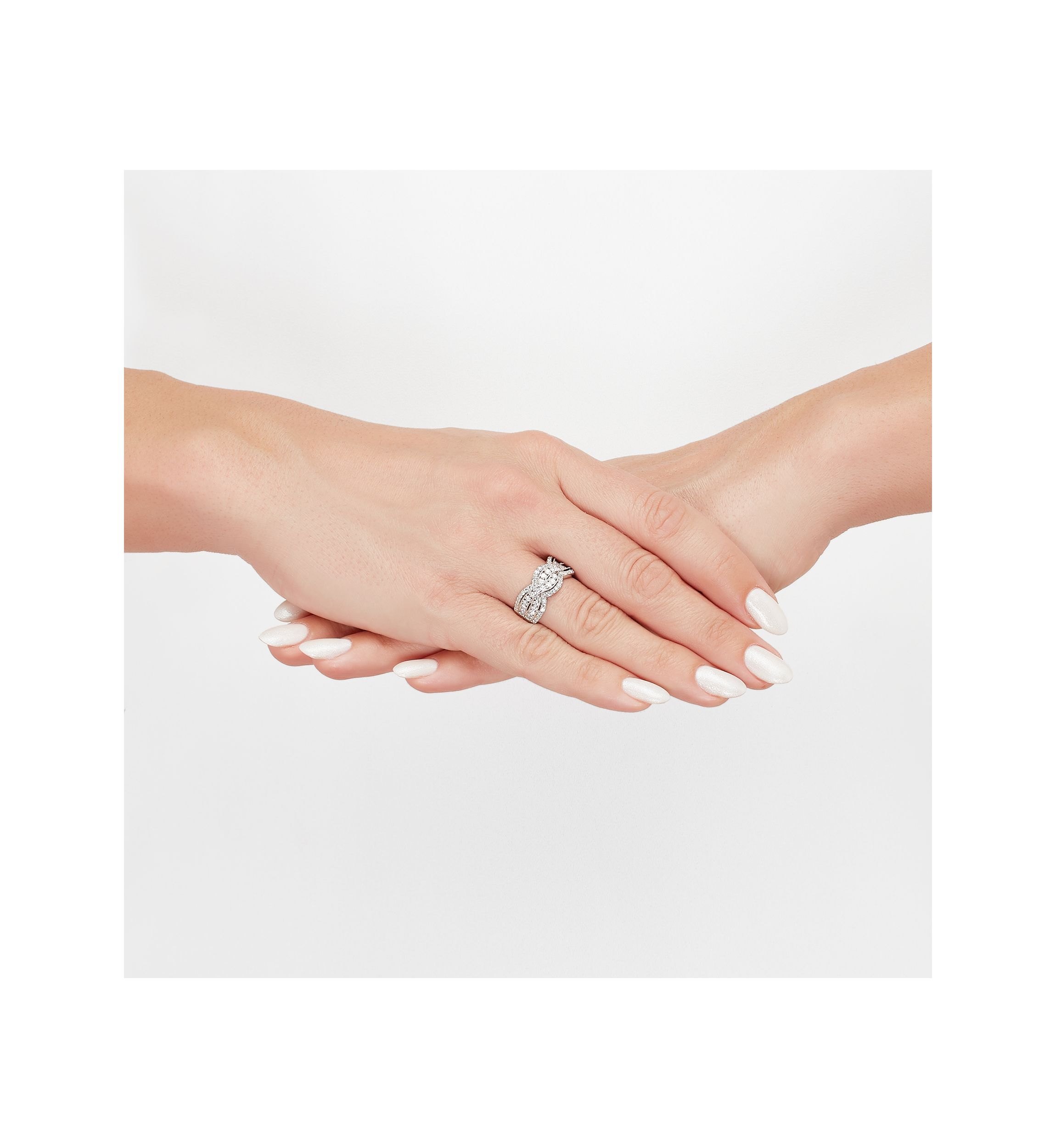 1 ct. t.w. Lab Grown Diamond Ring in Sterling Silver