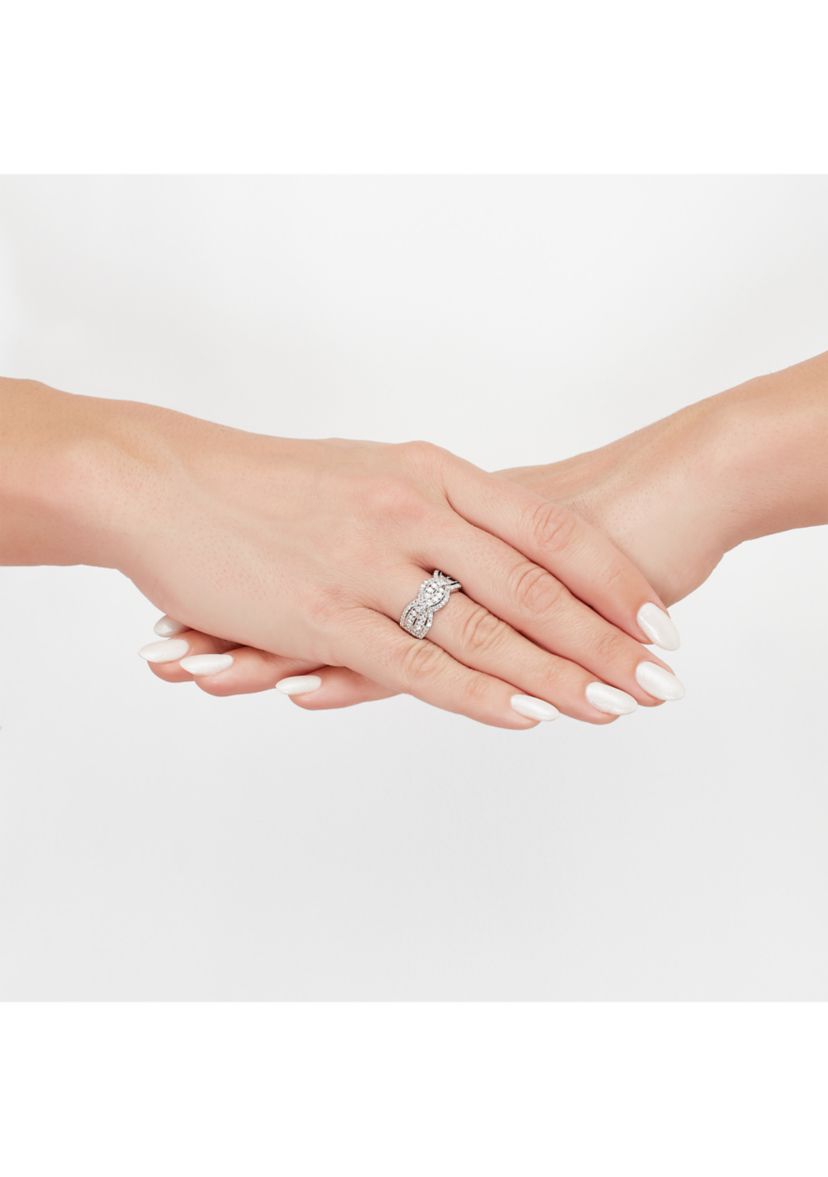 1 ct. t.w. Lab Grown Diamond Ring in Sterling Silver