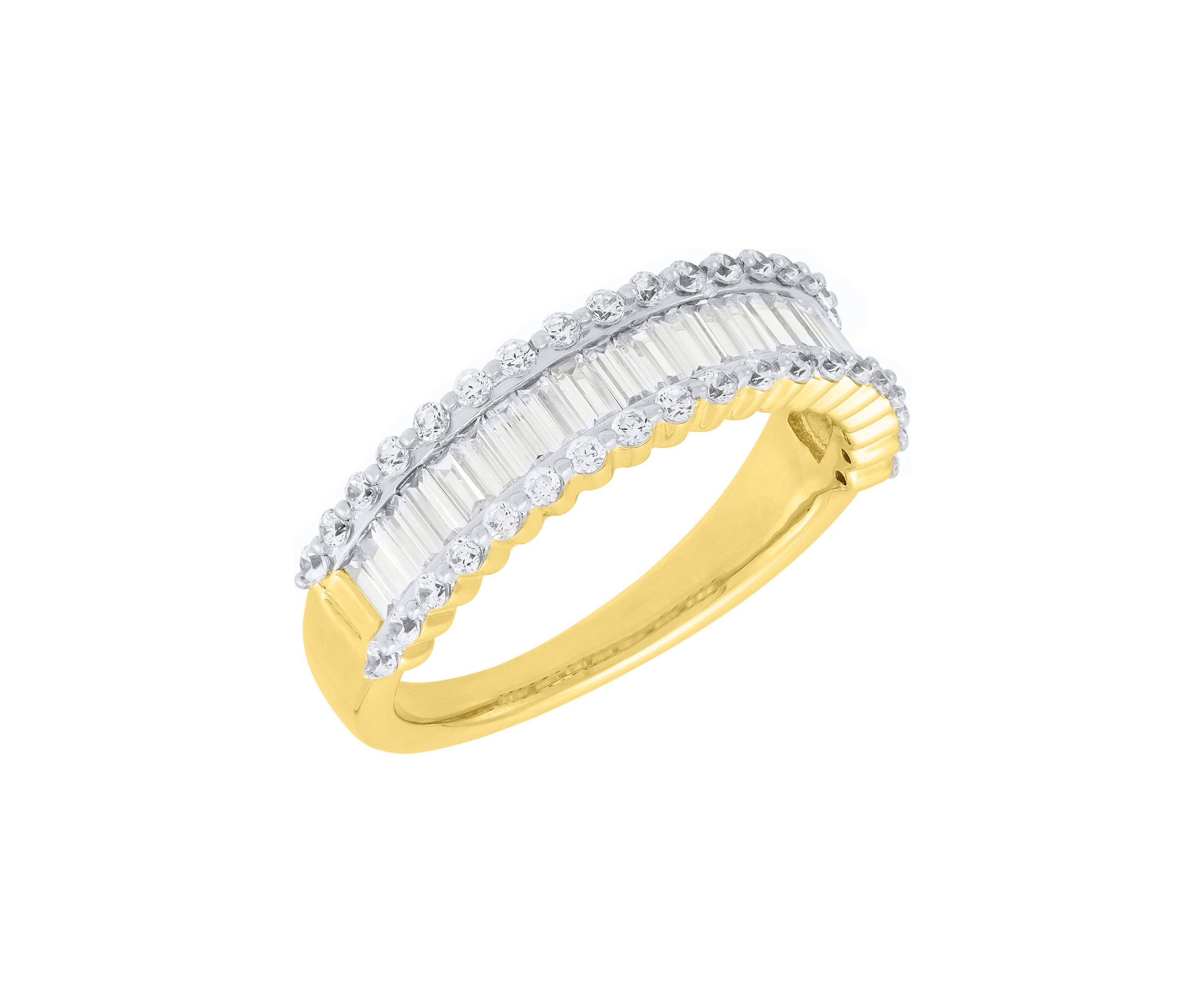 1 ct. t.w. Lab Grown Diamond Band Ring in 10K Yellow Gold