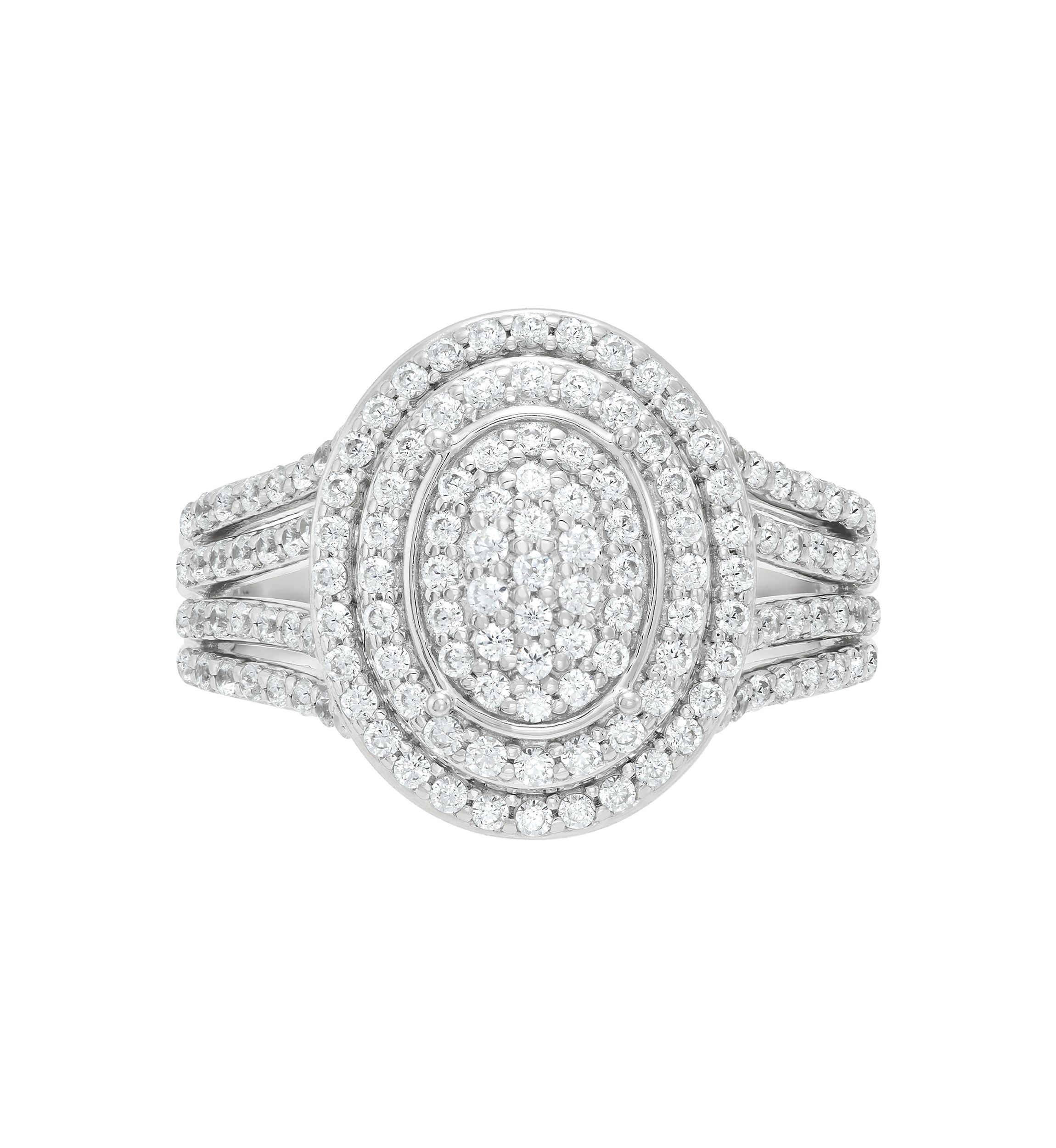 1 ct. t.w. Lab Grown Diamond Ring in Sterling Silver