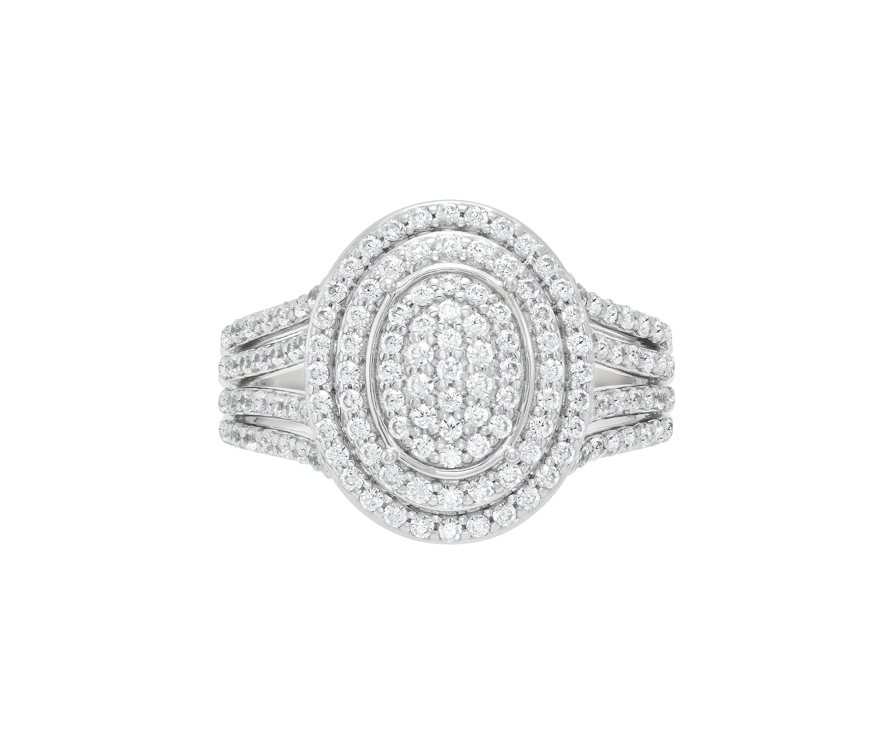 1 ct. t.w. Lab Grown Diamond Ring in Sterling Silver