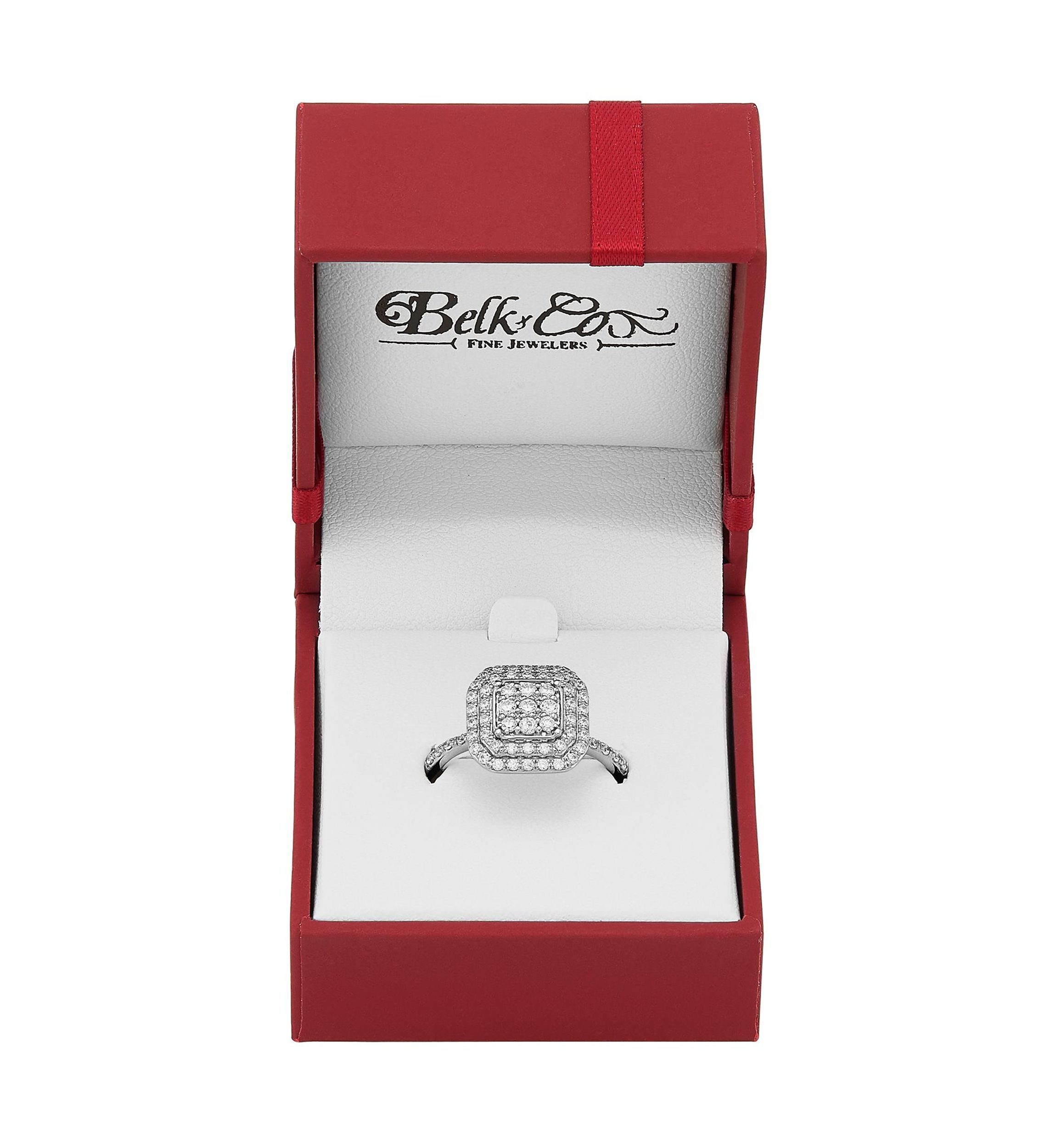  1/2 ct. t.w. Lab Grown Diamond Ring in Sterling Silver