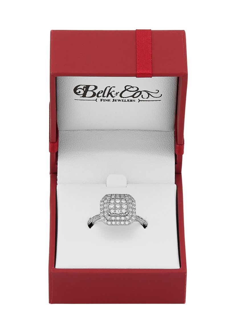  1/2 ct. t.w. Lab Grown Diamond Ring in Sterling Silver