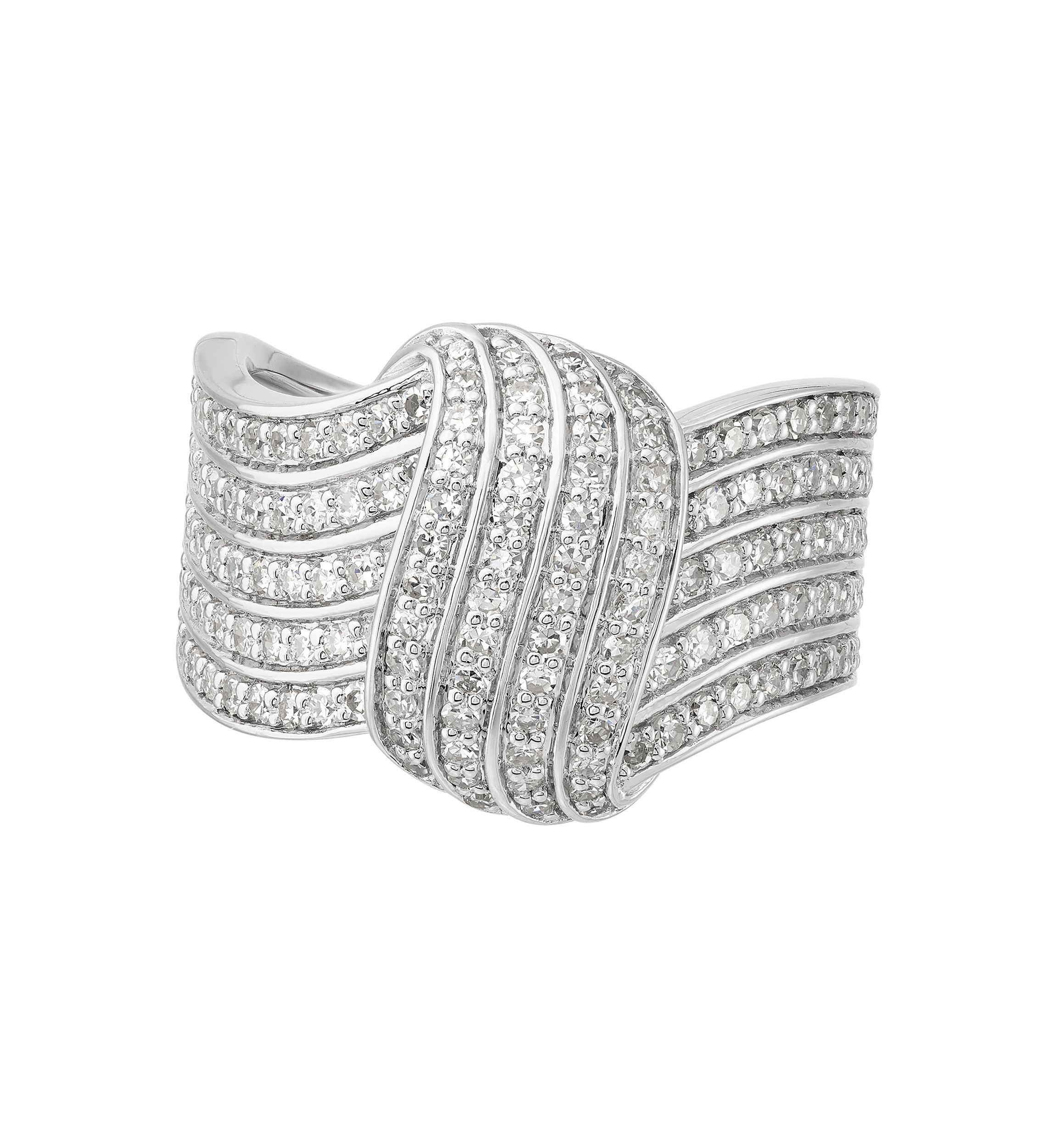 1 ct. t.w. Lab Grown Diamond Ring in Sterling Silver