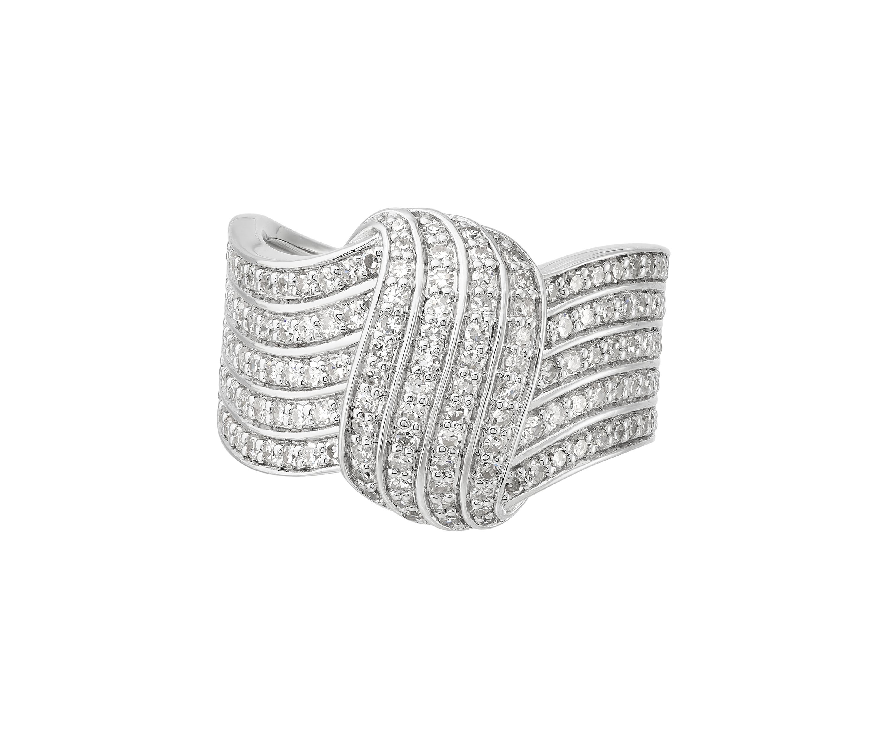1 ct. t.w. Lab Grown Diamond Ring in Sterling Silver