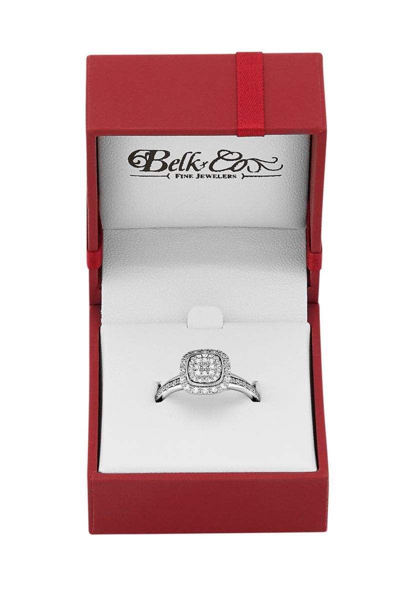  1/4 ct. t.w. Lab Grown Diamond Ring in Sterling Silver