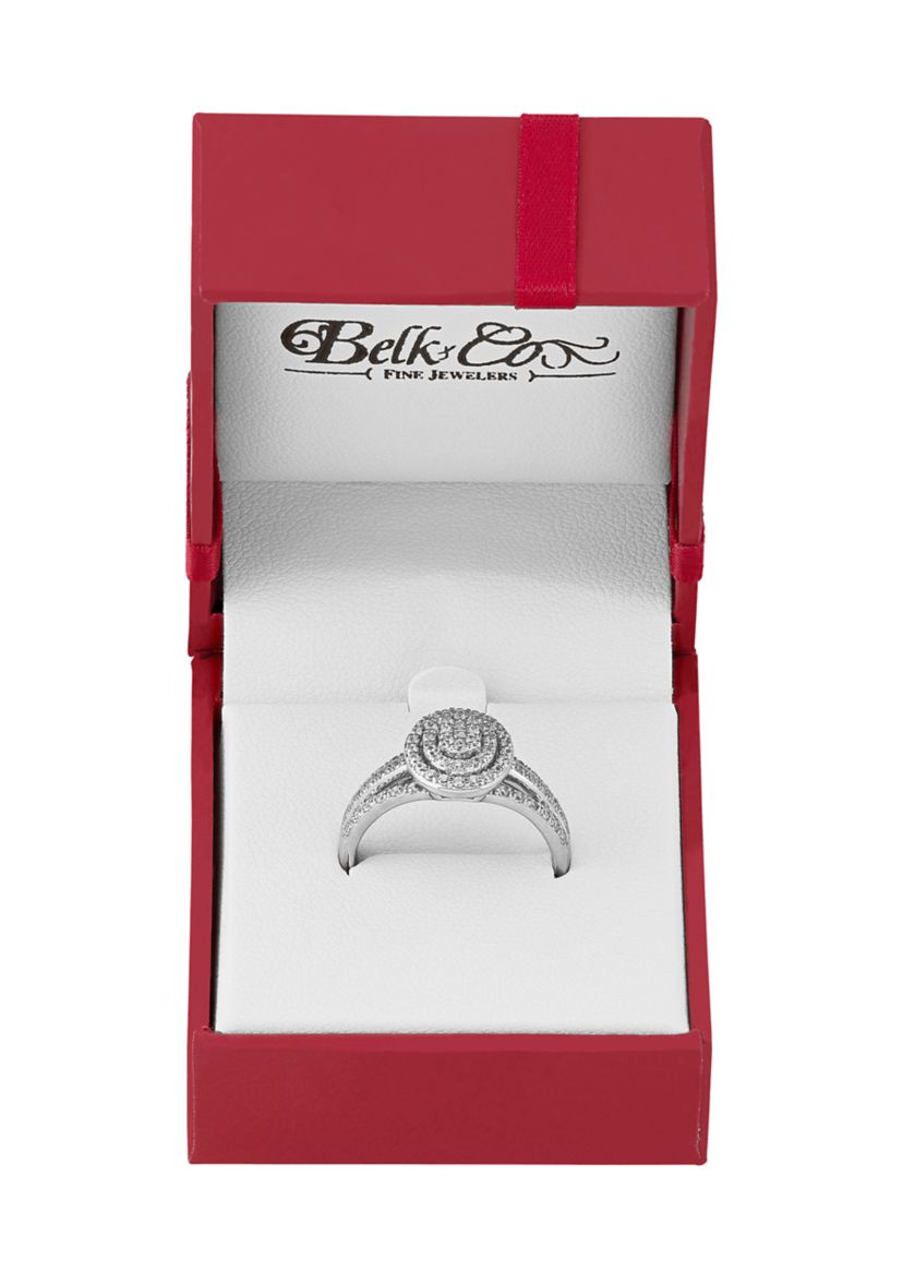 1/2 ct. t.w. Lab Grown Diamond Ring in Sterling Silver