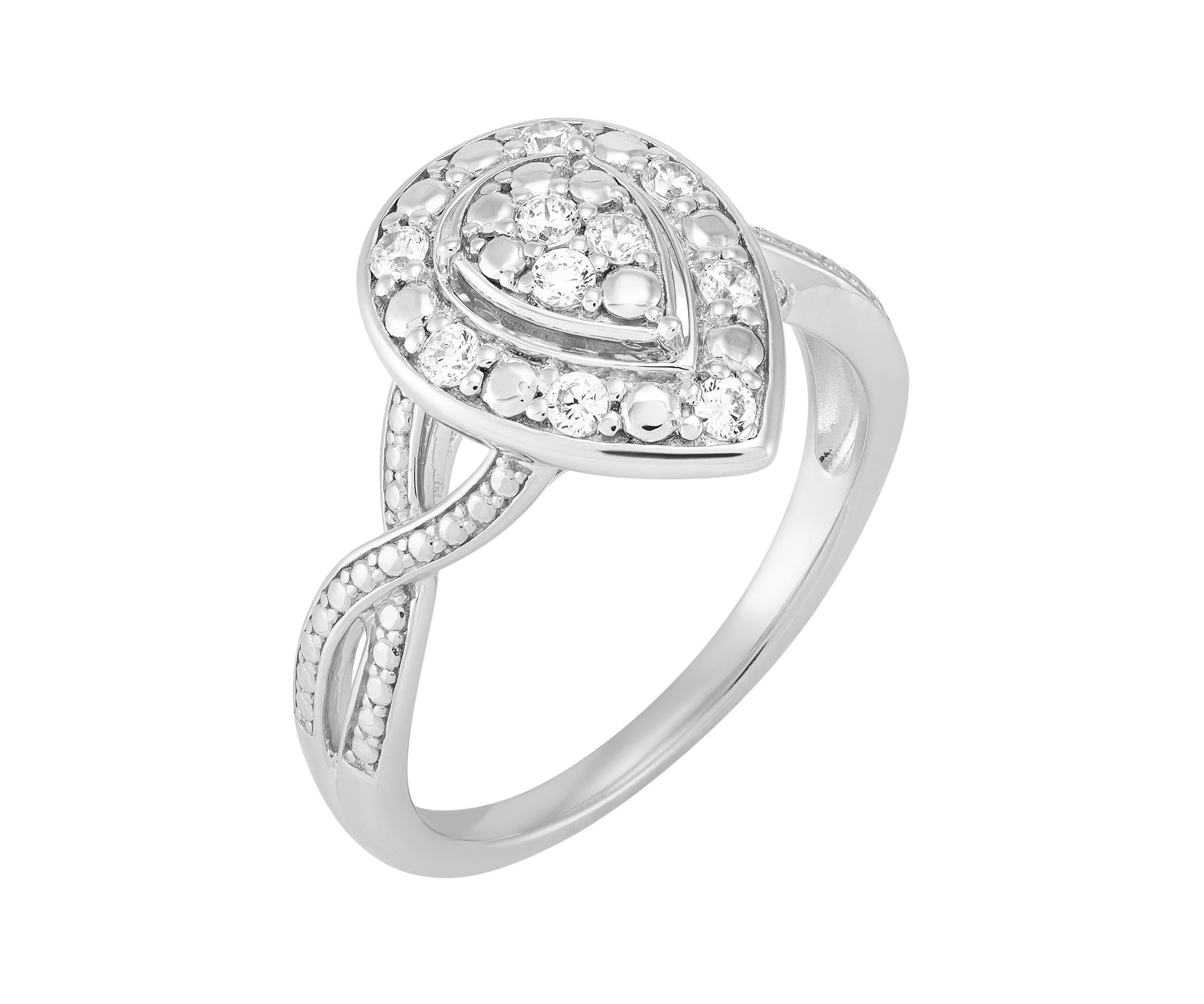 1/4 ct. t.w. Lab Grown Diamond Ring in Sterling Silver