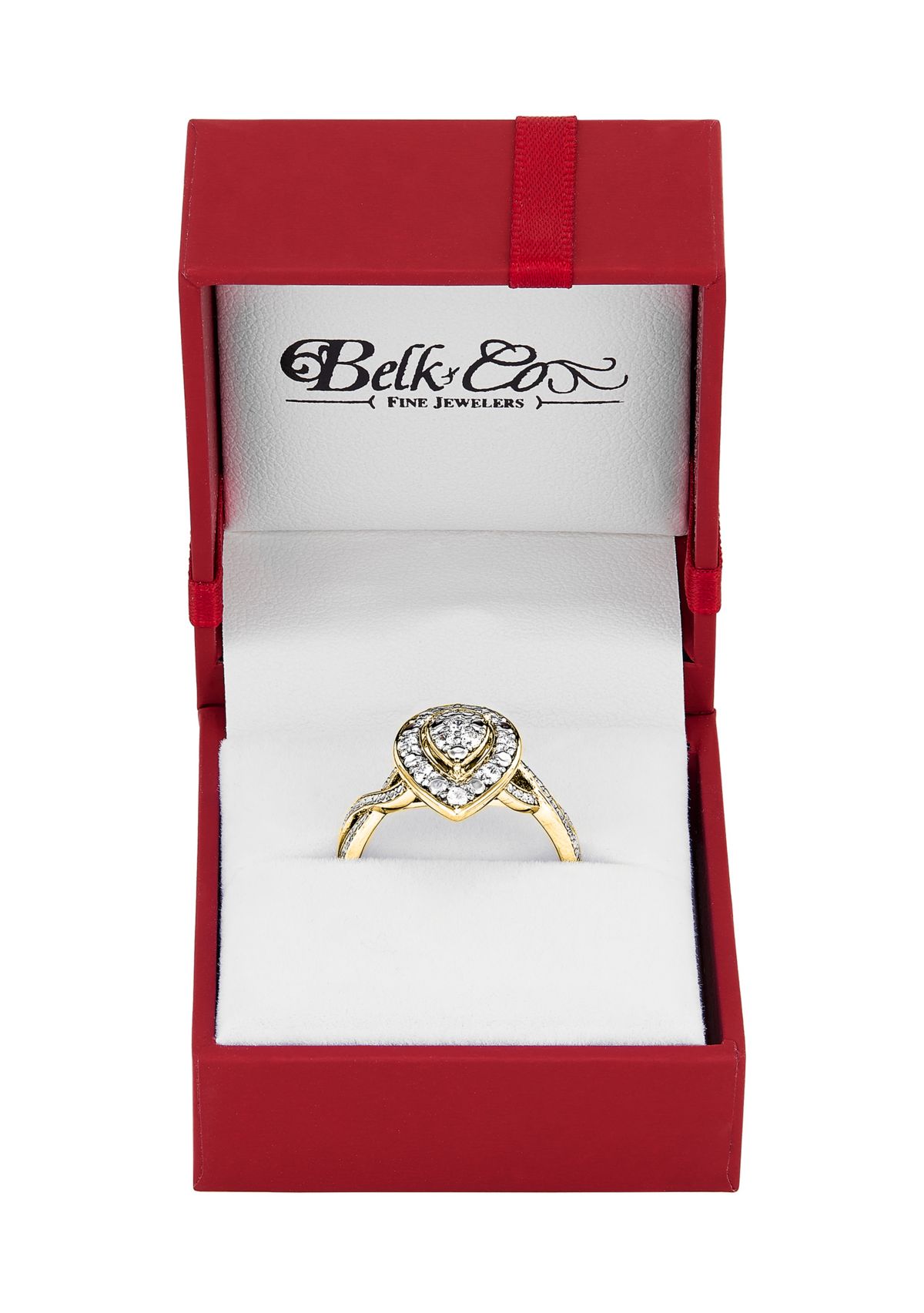 1/4 ct. t.w. Lab Grown Diamond Ring in Gold Over Sterling Silver