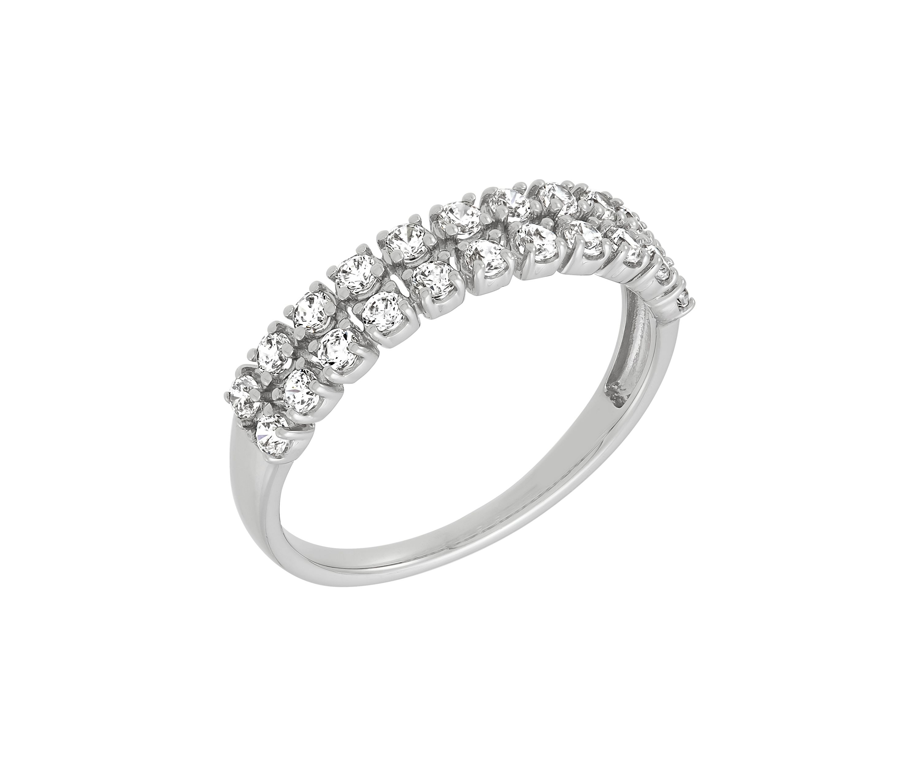 1/2 ct. t.w. Lab Grown Diamond Ring in 10K White Gold