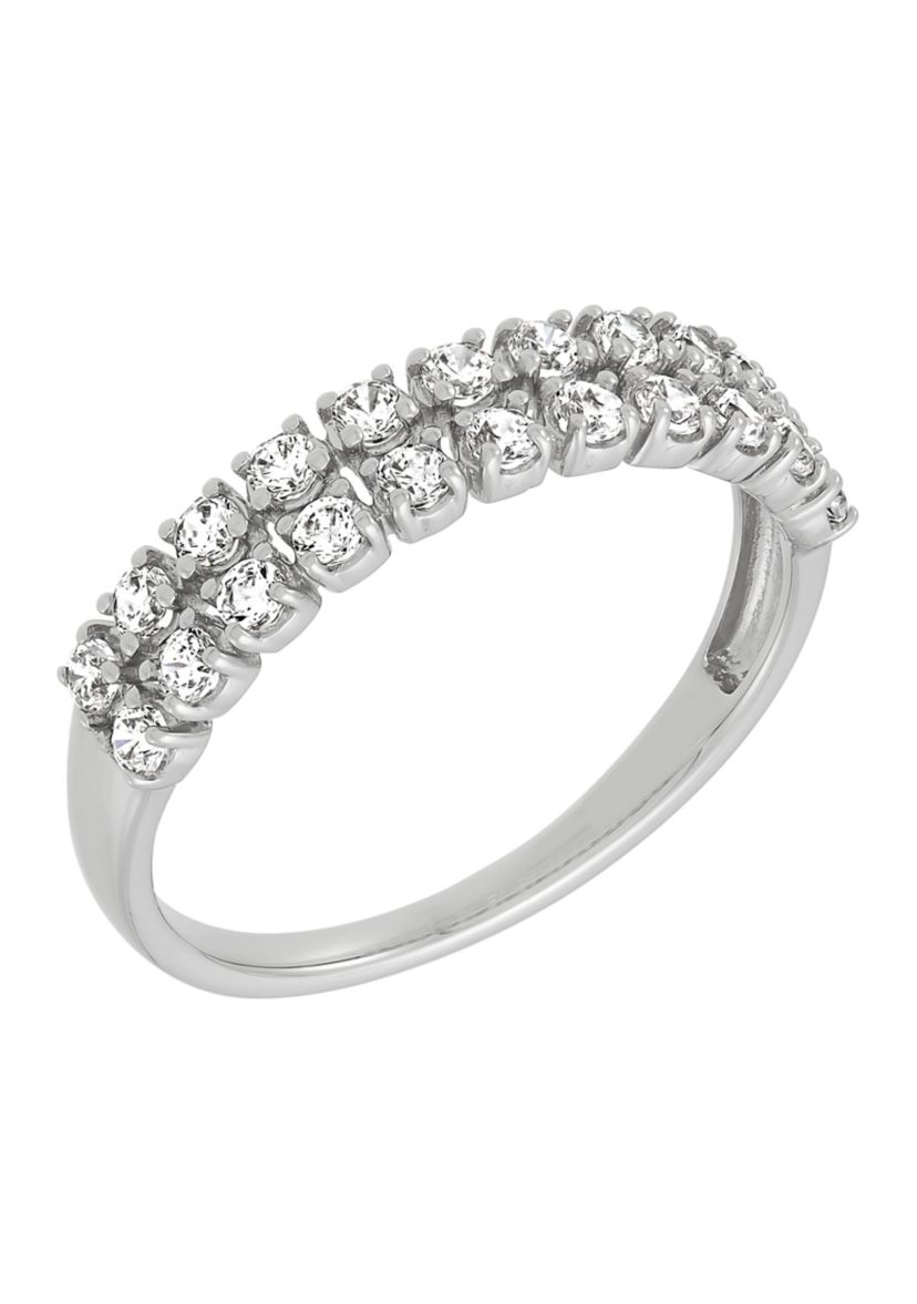 1/2 ct. t.w. Lab Grown Diamond Ring in 10K White Gold