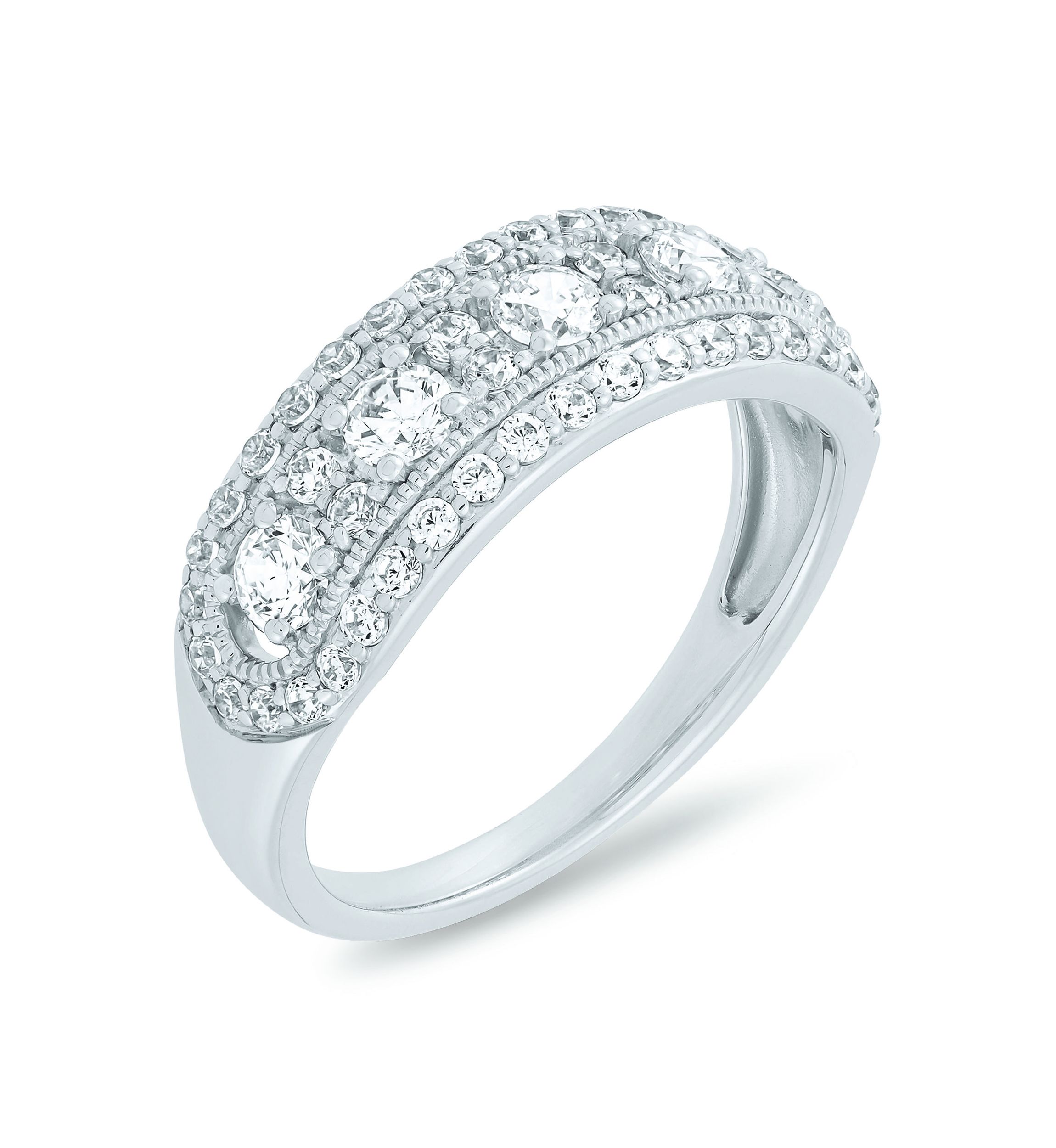 1 ct. t.w. Lab Grown Diamond Ring in Sterling Silver