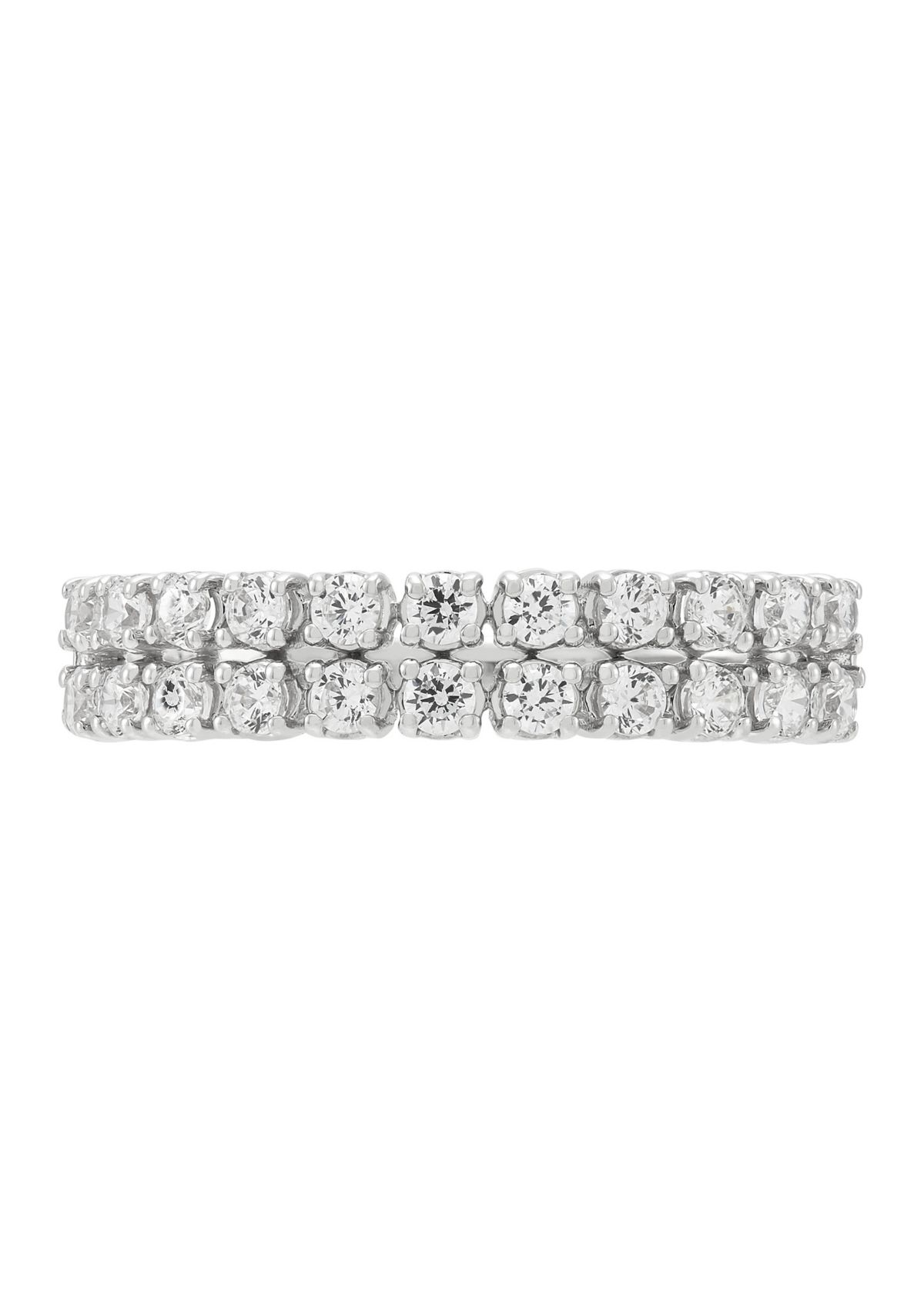 1/2 ct. t.w. Lab Grown Diamond Ring in Sterling Silver