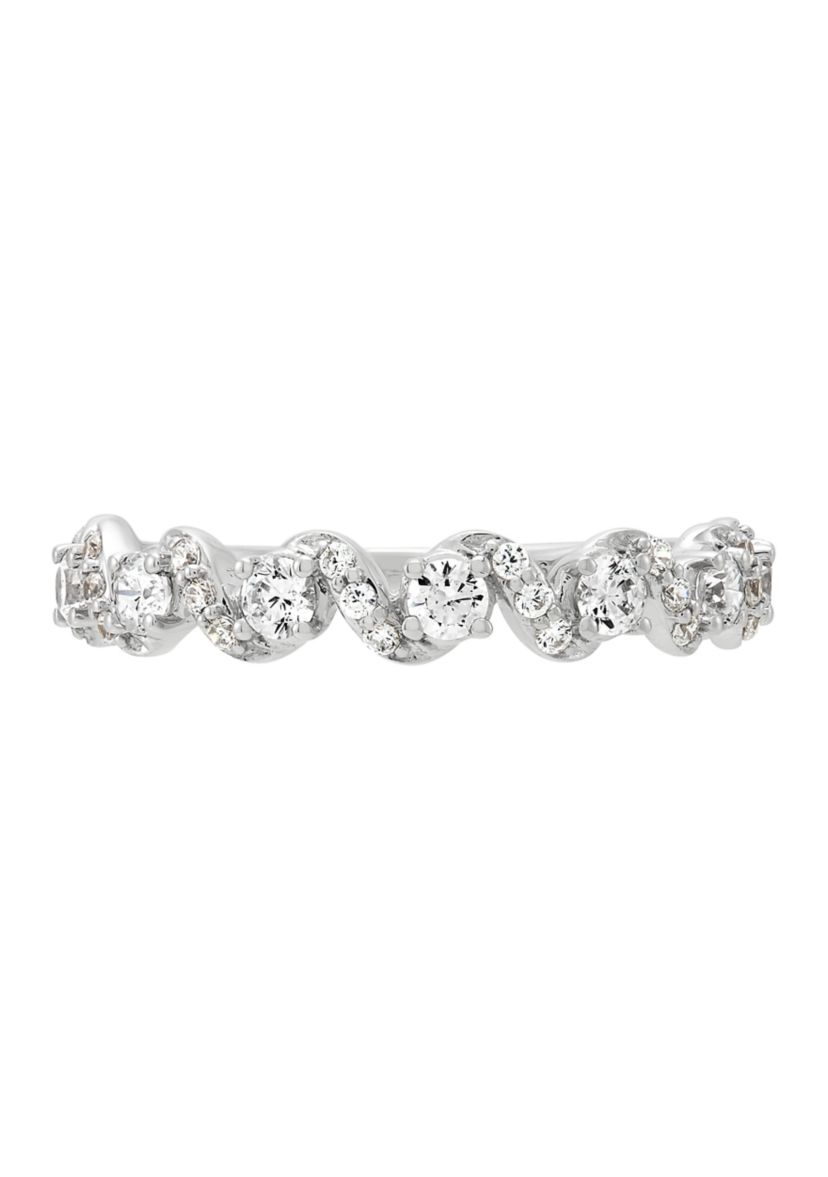 1/2 ct. t.w. Lab Grown Diamond Ring in Sterling Silver