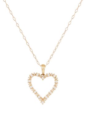 Belk & Co. Pendant Necklace in 10K Yellow Gold | belk