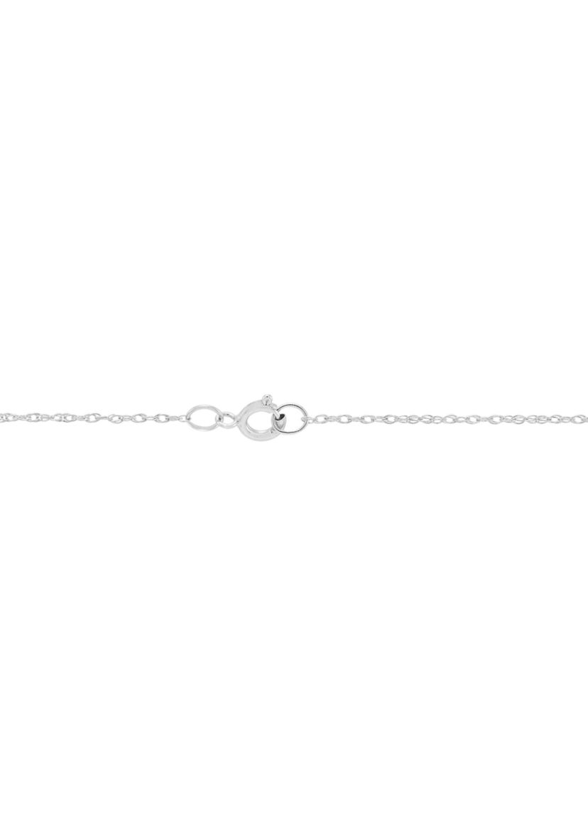 Grown With Love 1/3 ct. t.w. Lab Created Diamond Pendant with 18 Inch Rope Chain in 10K White Gold