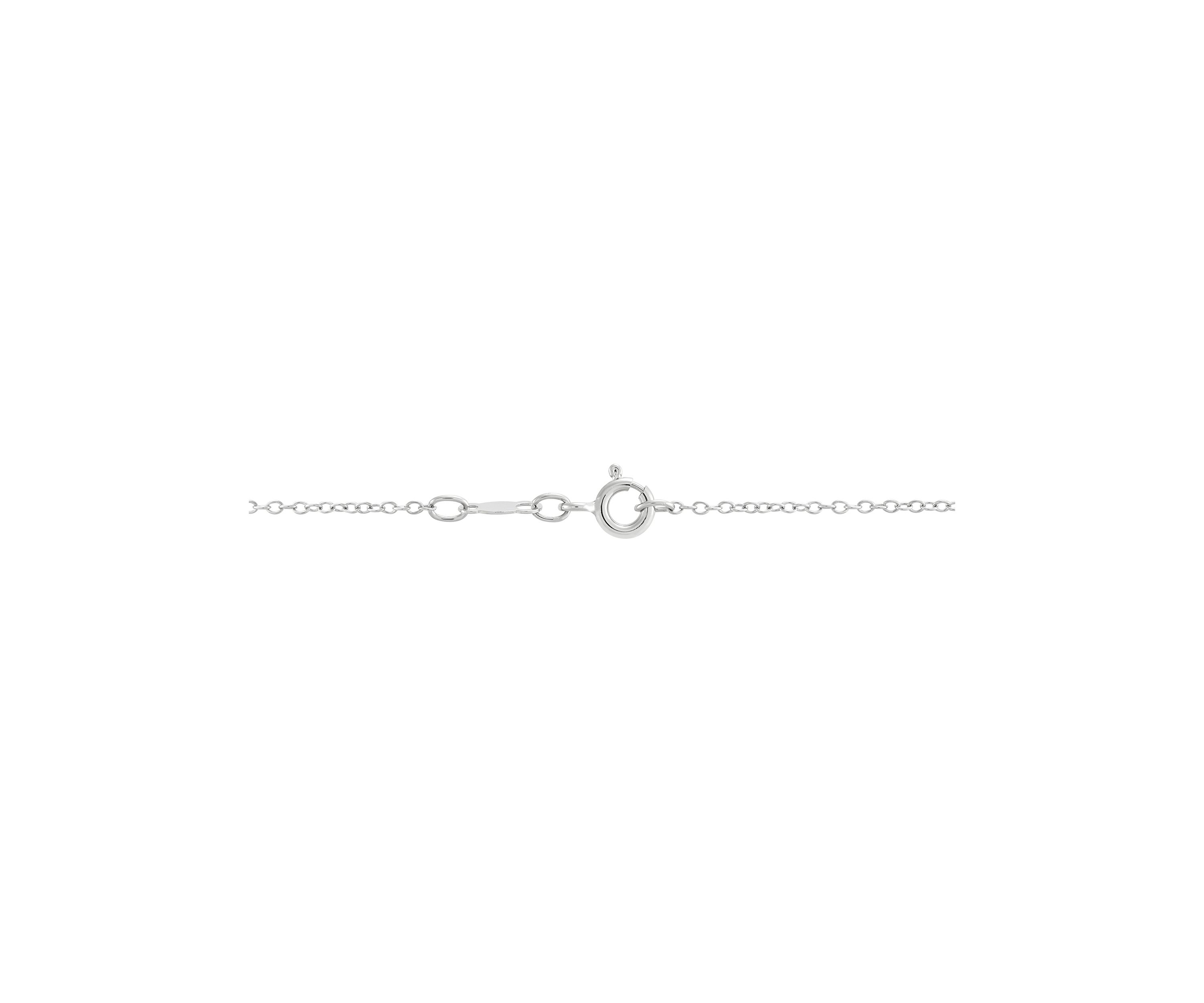 1/3 ct. t.w. Lab Grown Diamond Pendant Necklace on 18 Cable Chain in Sterling Silver