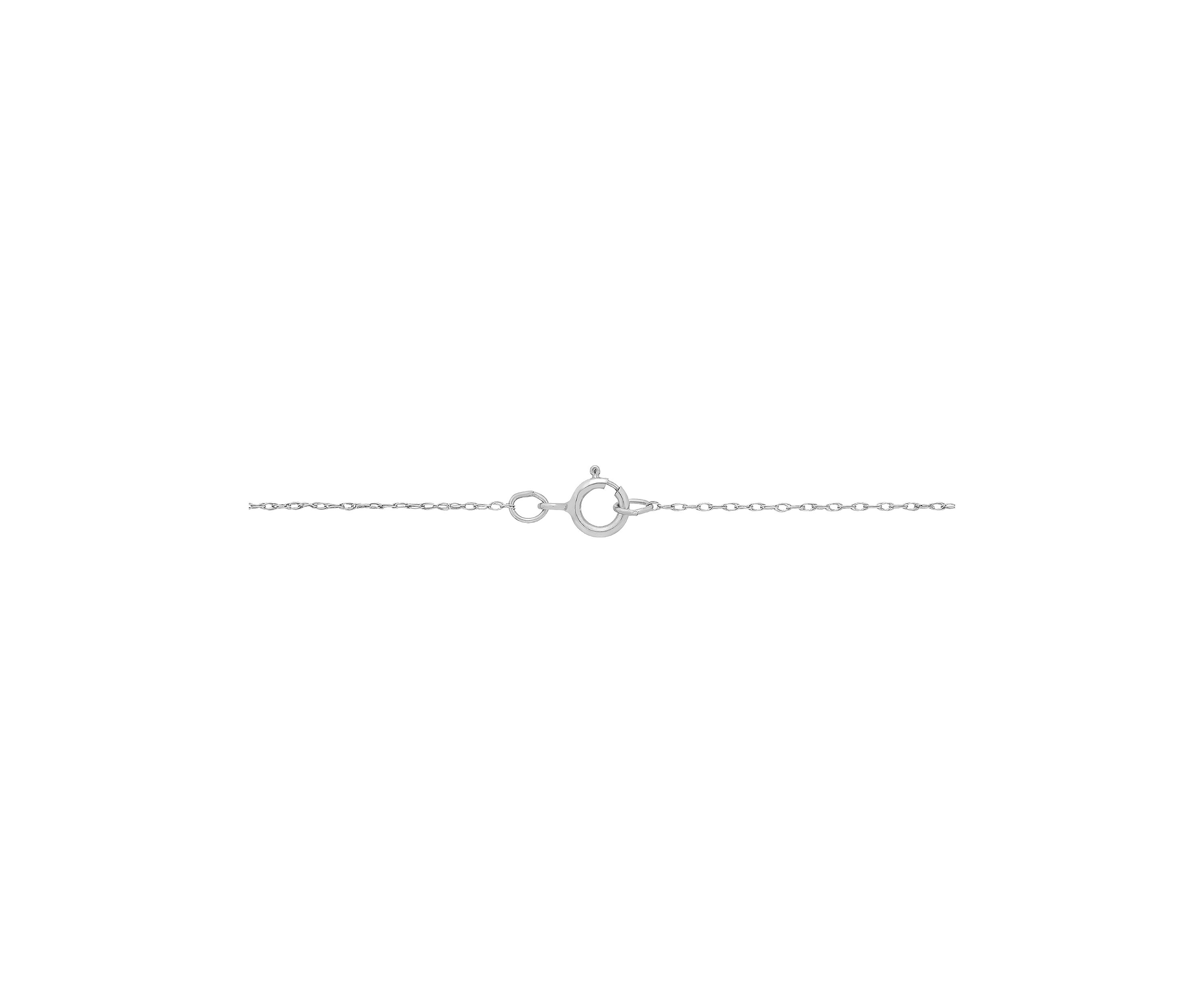 Grown With Love 1/3 ct. t.w. Lab Created Diamond Pendant with 18 Inch Rope Chain in 10k White Gold