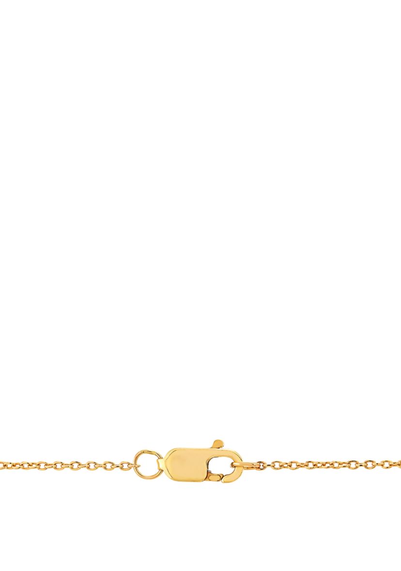  1/10 ct. t.w. Diamond Heart Pendant Necklace in 10K Yellow Gold 
