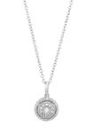1/10 ct. t.w. Diamond Pendant Necklace in Sterling Silver
