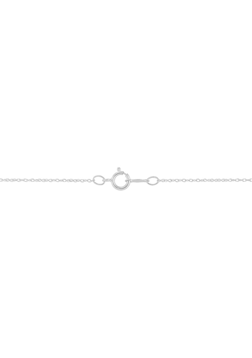 1/4 ct. t.w. Diamond Solitaire Necklace in 14K White Gold with 18" Rope Chain