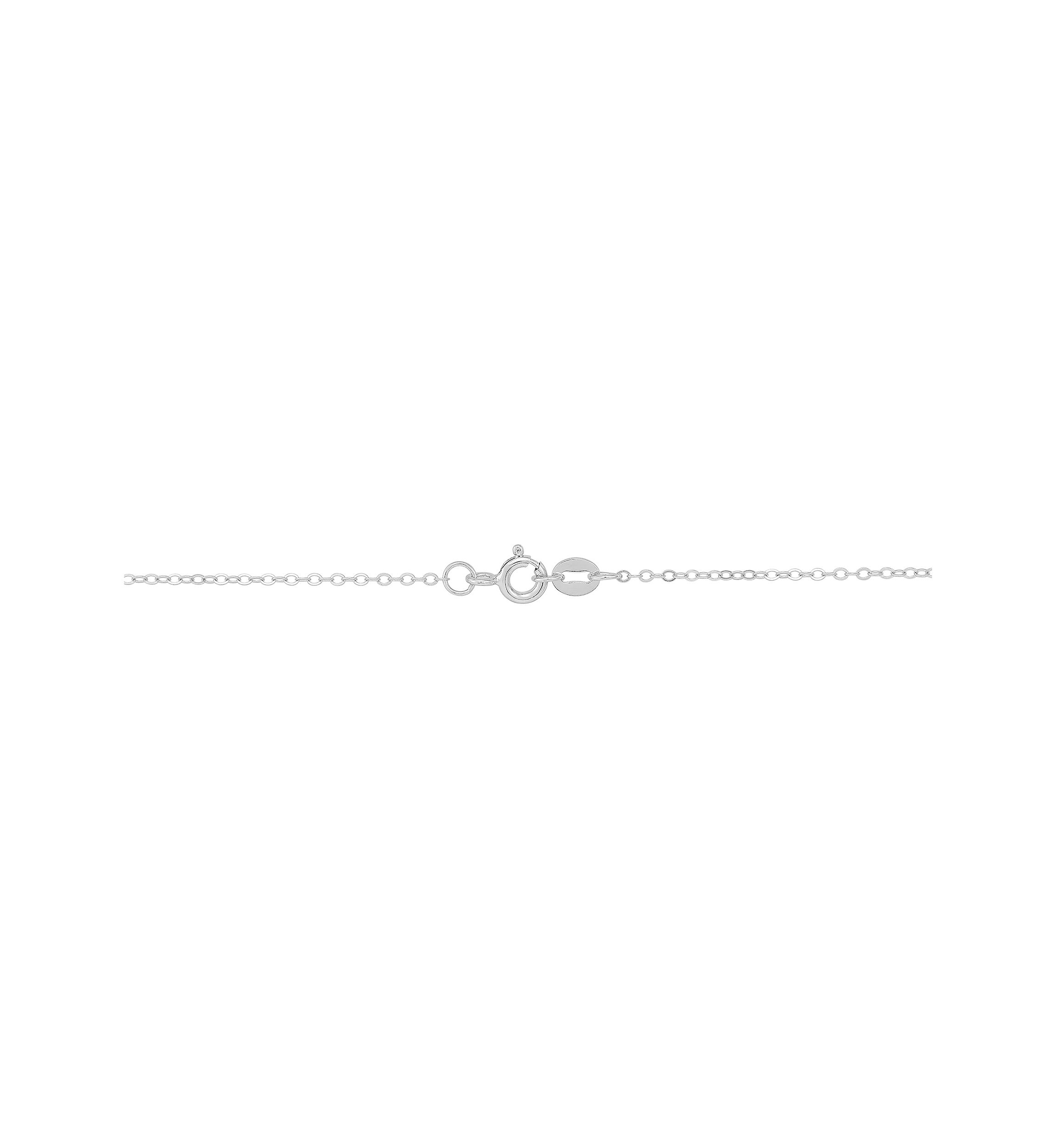1/4  ct. t.w. Pear Shape Diamond Pendant Necklace with 18" Cable Chain in Sterling Silver 