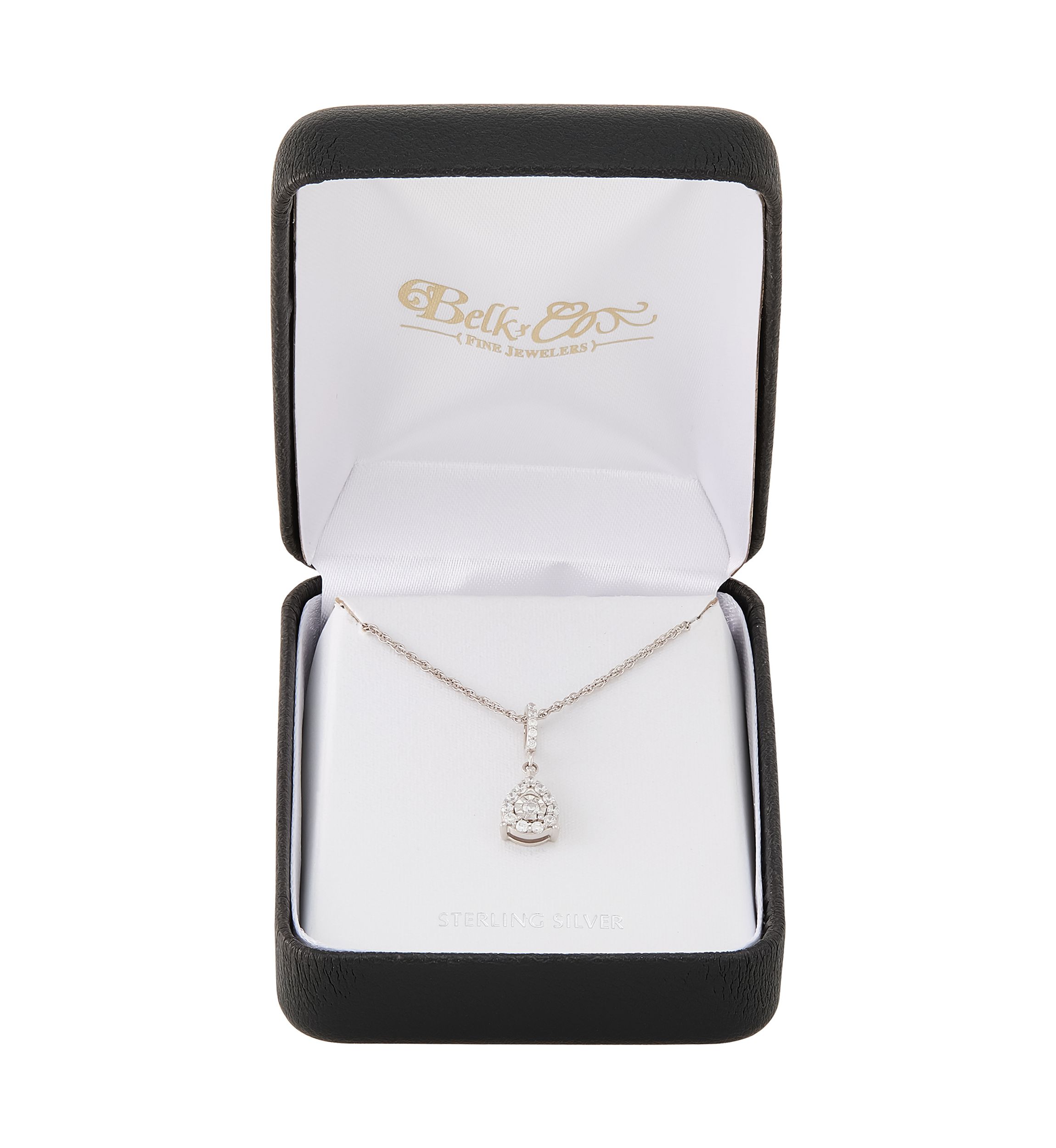 1/5 ct. t.w. Lab Grown Diamond Pendant with 18" Cable in Sterling Silver