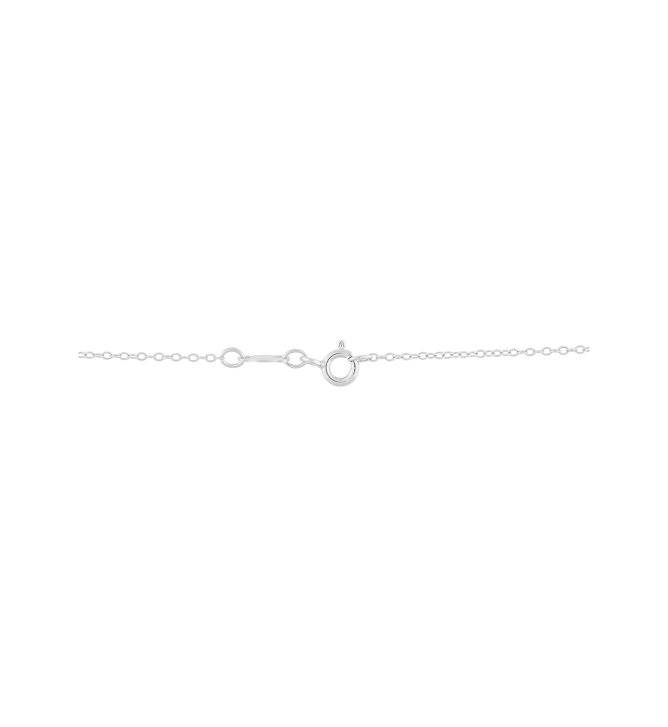 1/10 ct. t.w. Lab Created Diamond Pendant Necklace with 18" Cable Chain in Sterling Silver