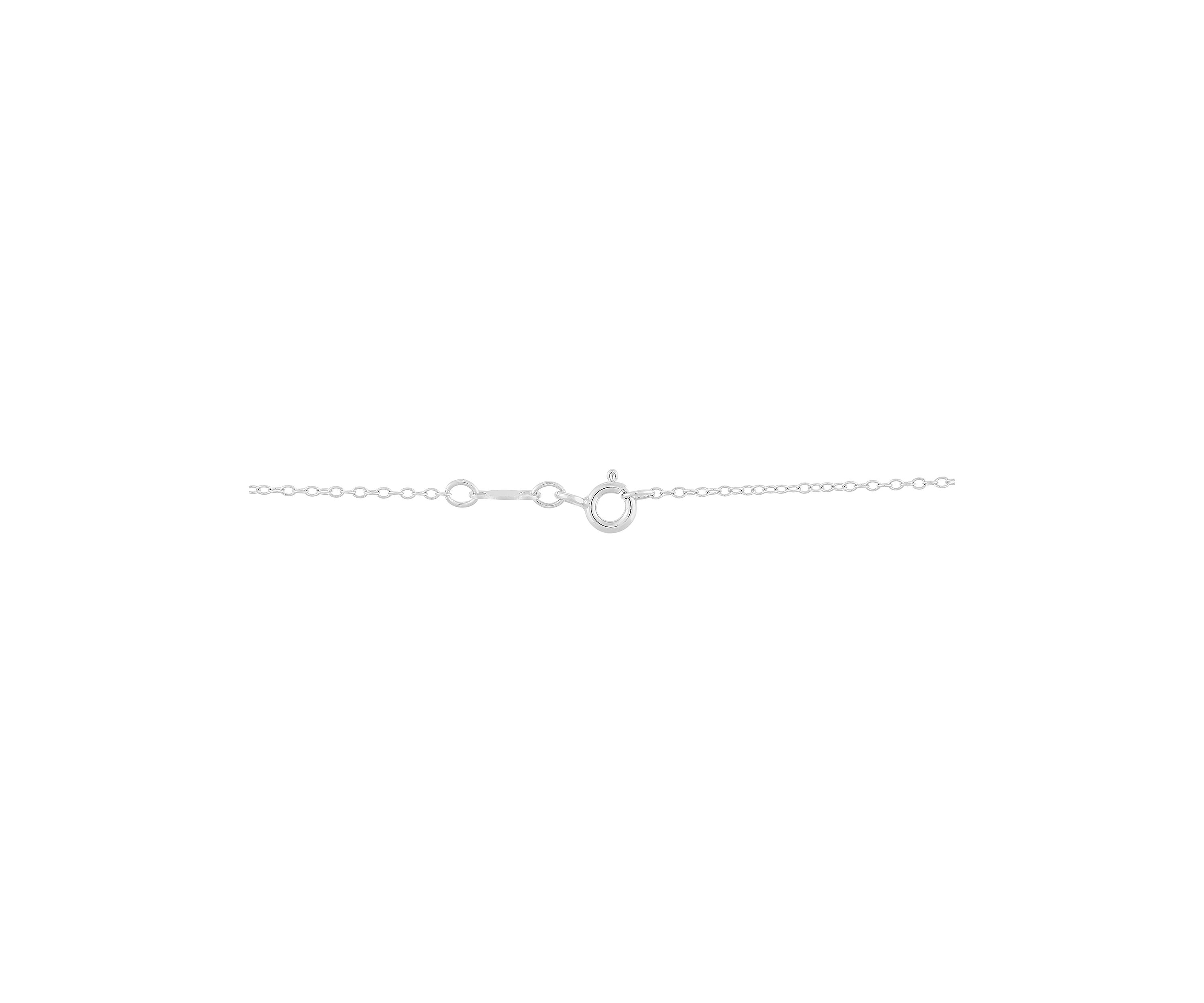 1/10 ct. t.w. Lab Created Diamond Pendant Necklace with 18" Cable Chain in Sterling Silver