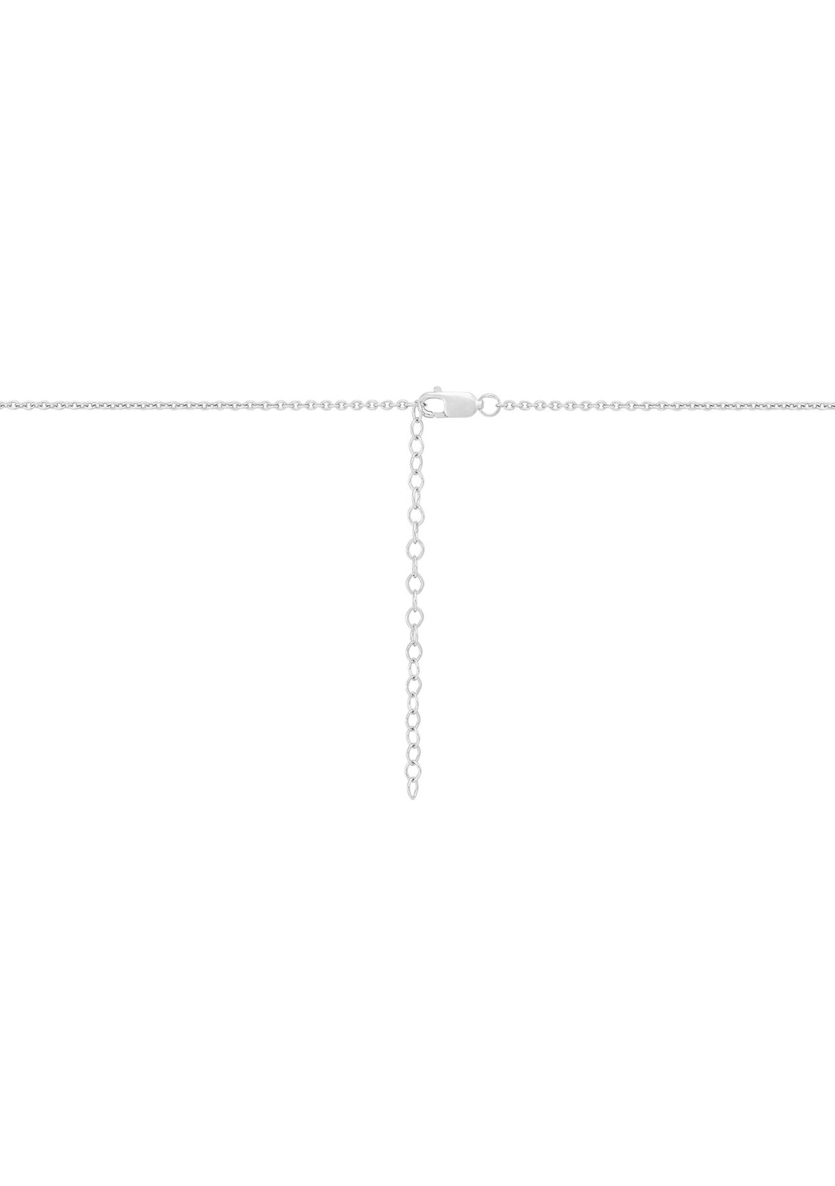 1 ct. t.w. Lab Grown Diamond Cross Pendant with 18" Cable Chain in Sterling Silver