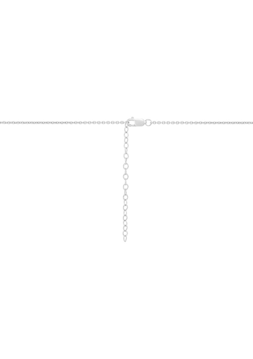 1 ct. t.w. Lab Grown Diamond Cross Pendant with 18" Cable Chain in Sterling Silver