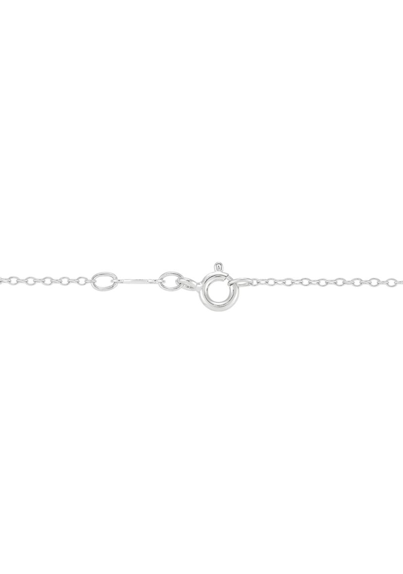 1/2 ct. t.w. Lab Grown Diamond Circle Pendant Necklace with 18 Cable Chain Sterling Silver