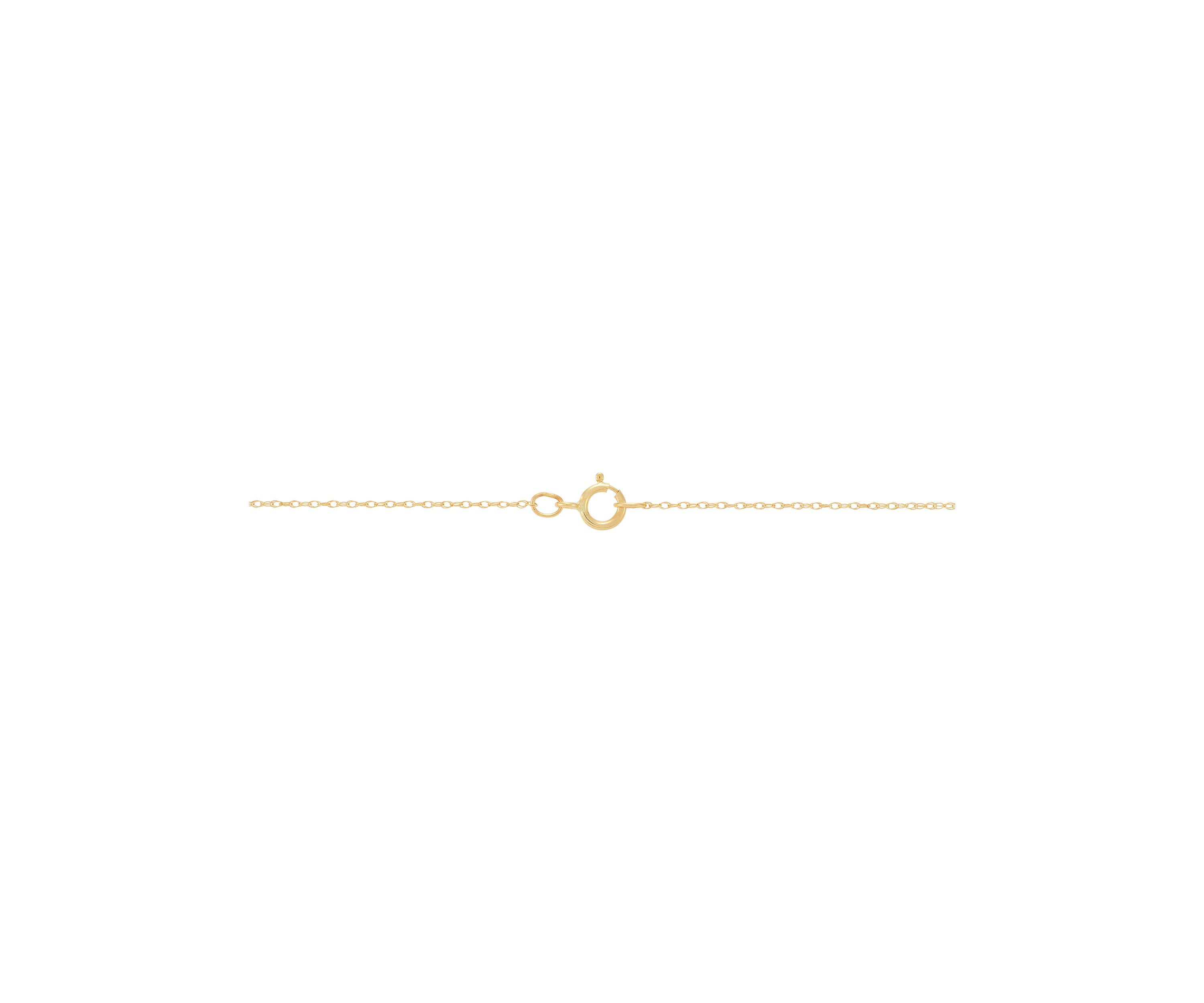 1/3 ct. t.w. Lab Grown Diamond Madre Pendant with 18" Chain in 10K Yellow and Rose Gold