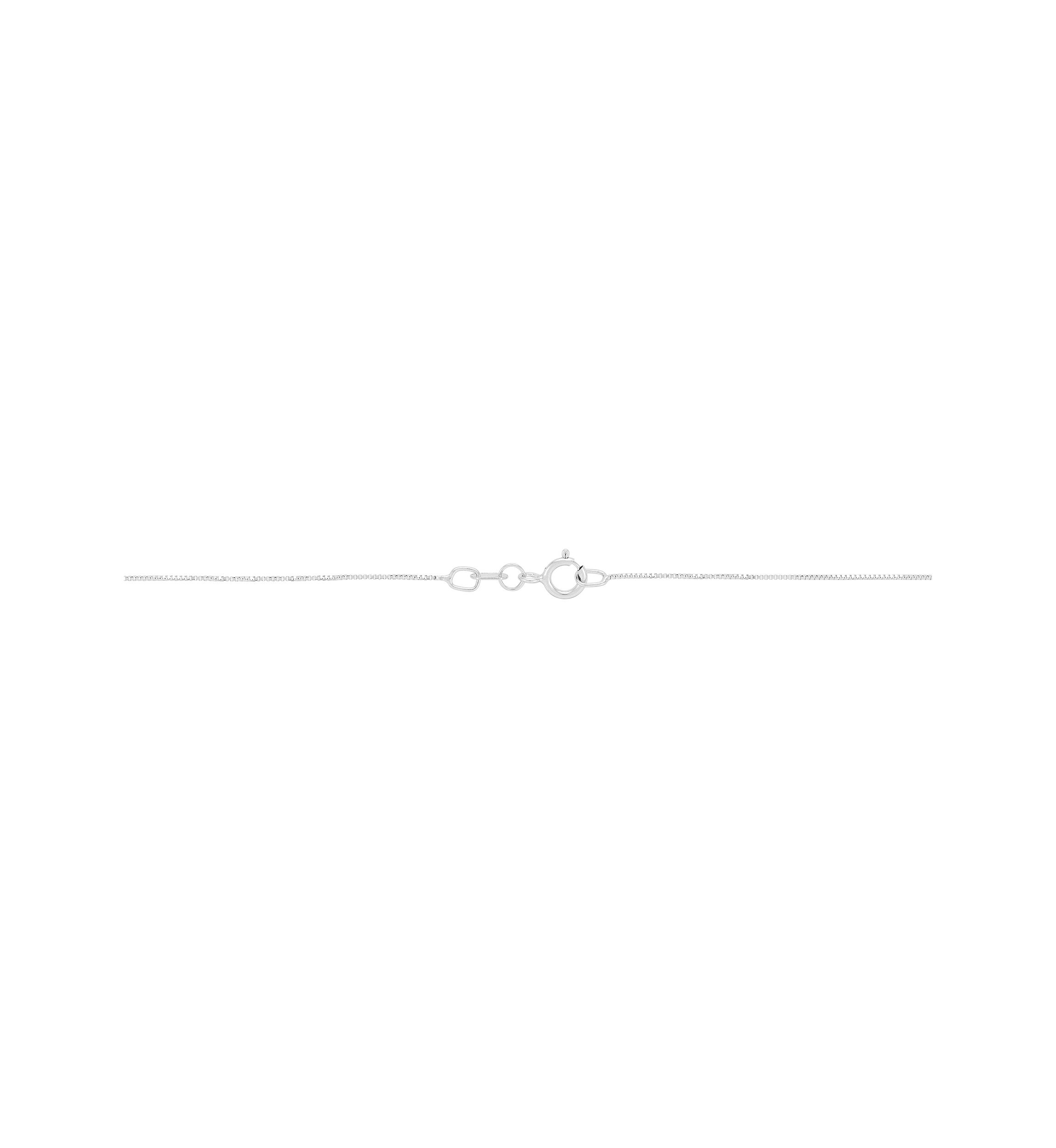 3/4 ct. t.w. Lab Grown Diamond Pendant with 18" Box Chain in 10K White Gold