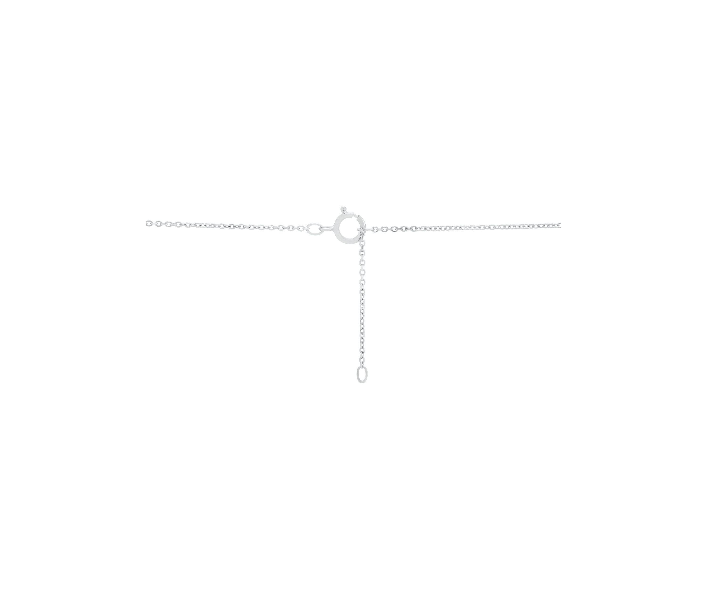1/2 ct. t.w. Lab-Grown Diamond Heart Pendant with 18" Box Chain in 10K White Gold