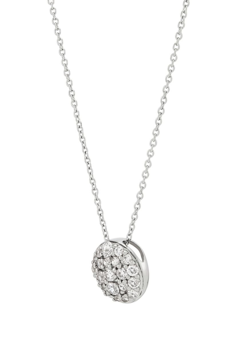 1/2 ct. t.w. Lab Grown Diamond Pendant with 18" Box Chain in 10K White Gold