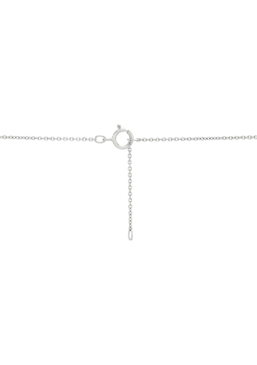 1/2 ct. t.w. Lab Grown Diamond Pendant with 18" Box Chain in 10K White Gold